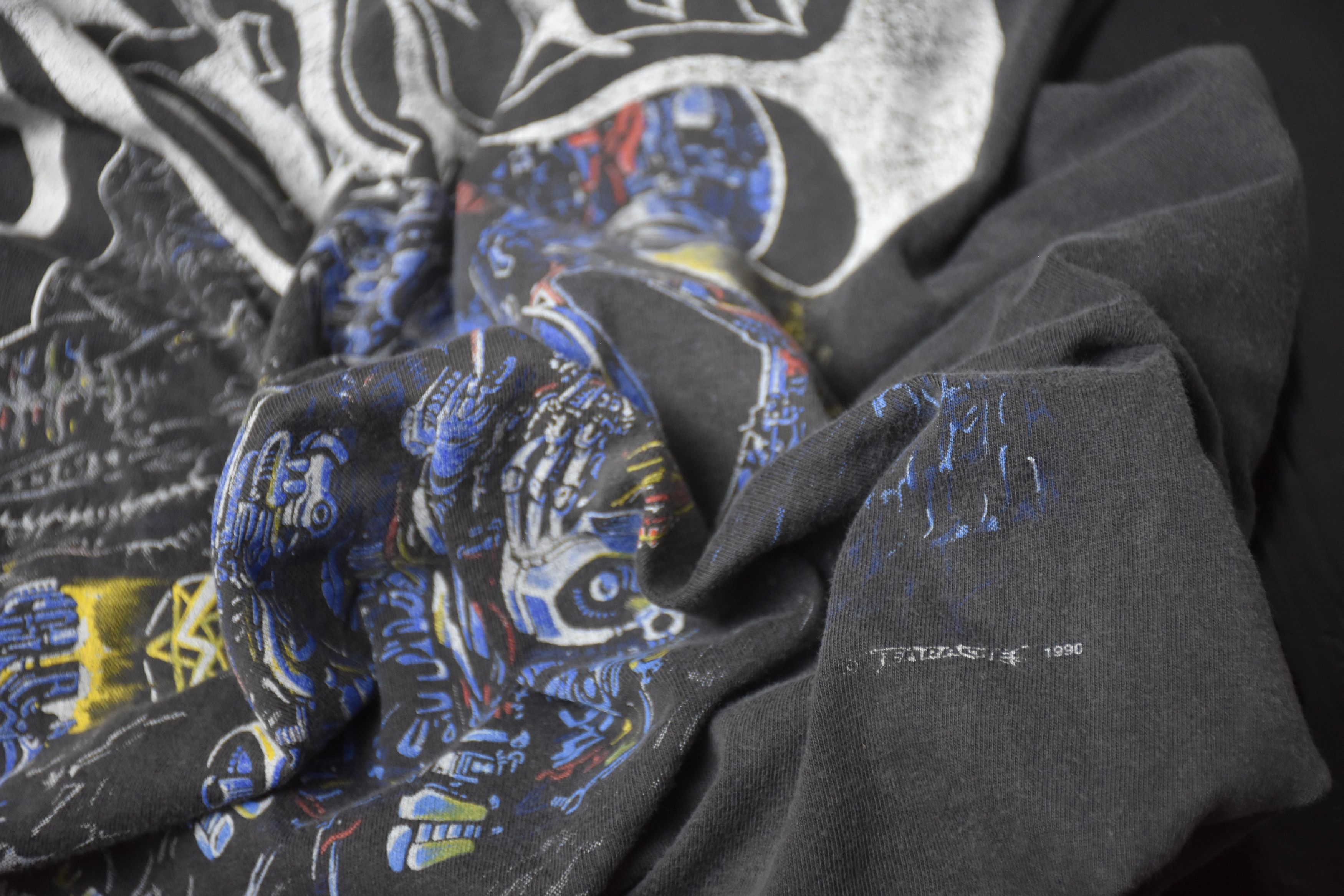 Band Tees × Vintage 1990 vintage Nocturnus pentagram metal summer muscle tee Size US L / EU 52-54 / 3 - 6 Thumbnail