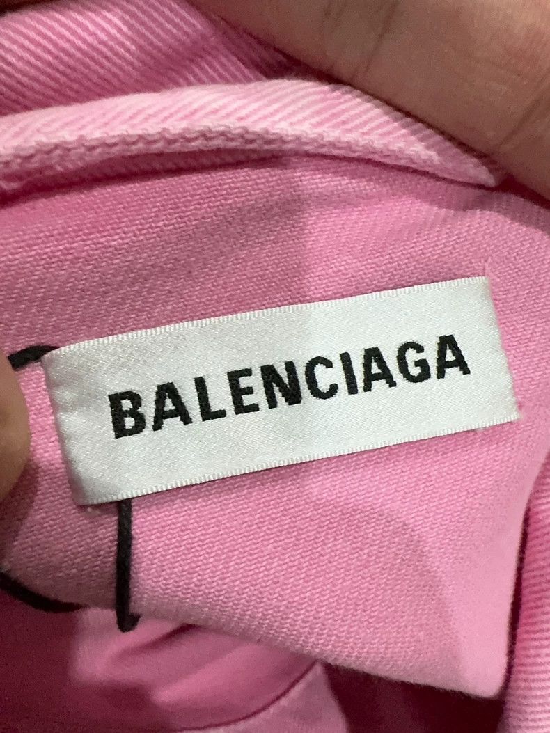 Balenciaga Balenciaga size 32 Pink Denim Jacket Size XS / US 0-2 / IT 36-38 - 3 Thumbnail