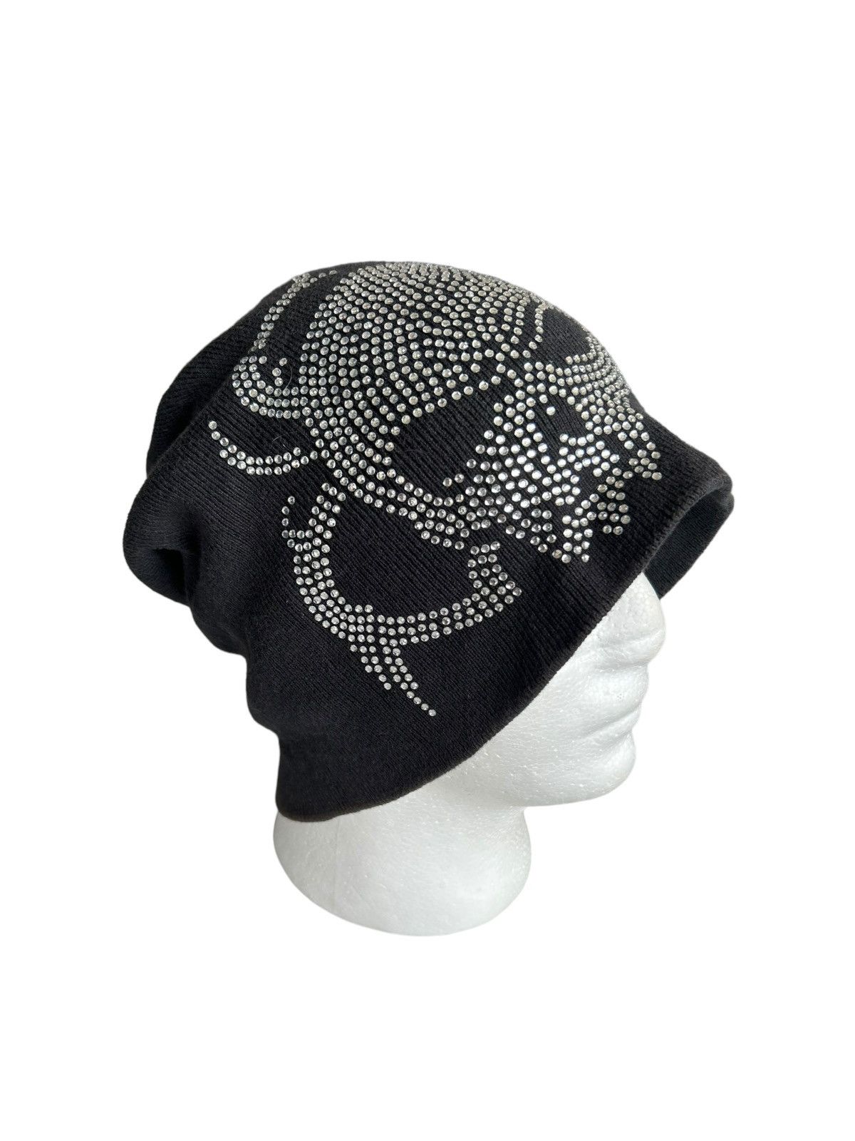 If Six Was Nine × Japanese Brand × Le Grande Bleu (L.G.B.) Skull Punk Bondage Style big Beanie hats Rare☠️☠️🎌 Size ONE SIZE - 2 Thumbnail
