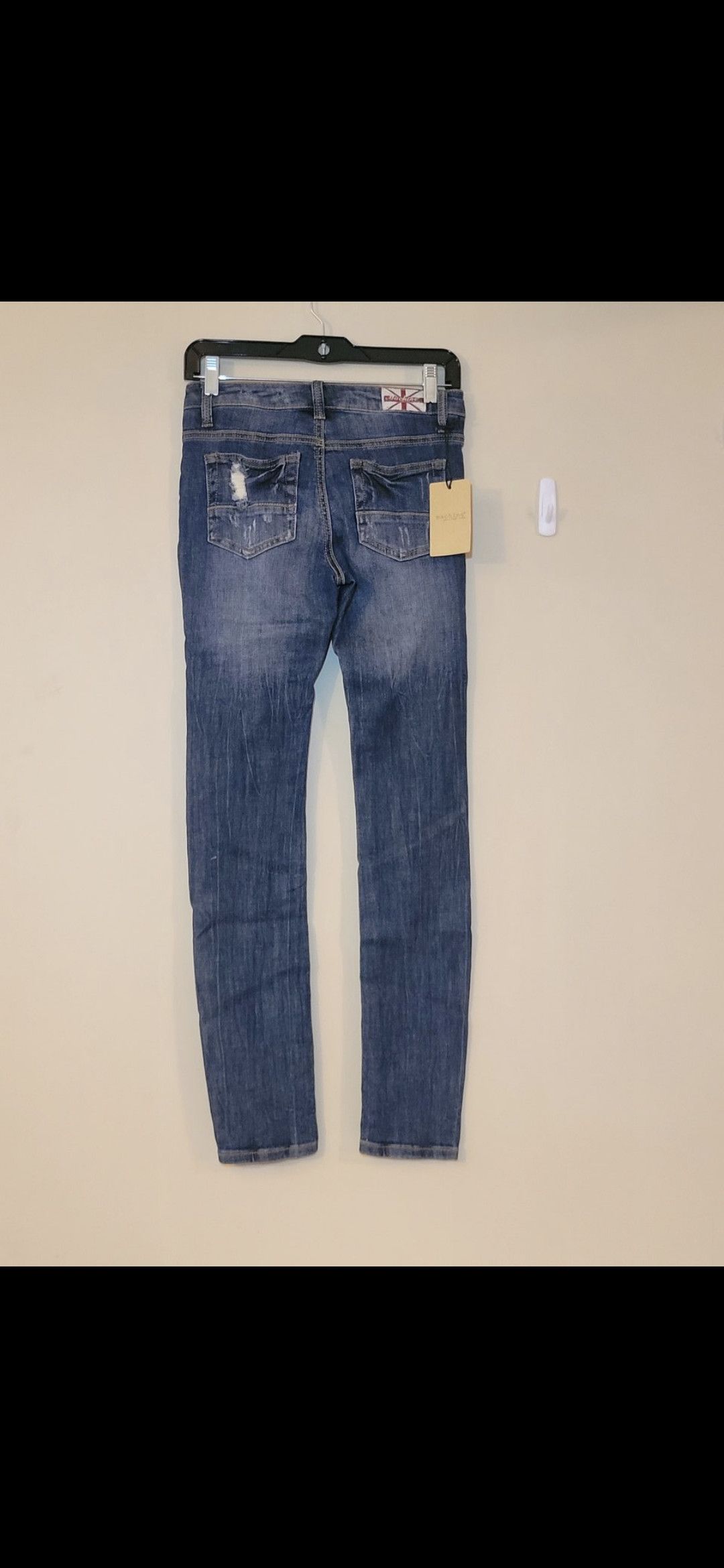 Jean Machine Distressed skinny jean Size 30" / US 8 / IT 44 - 2 Thumbnail