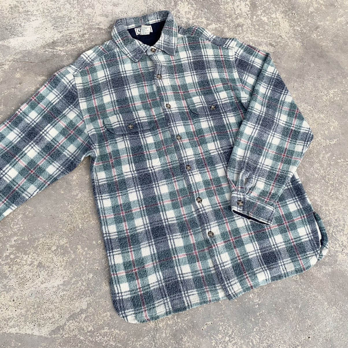 Flannel × L.L. Bean × Vintage Vintage L.L Bean Plaid Flannel Size US M / EU 48-50 / 2 - 2 Thumbnail