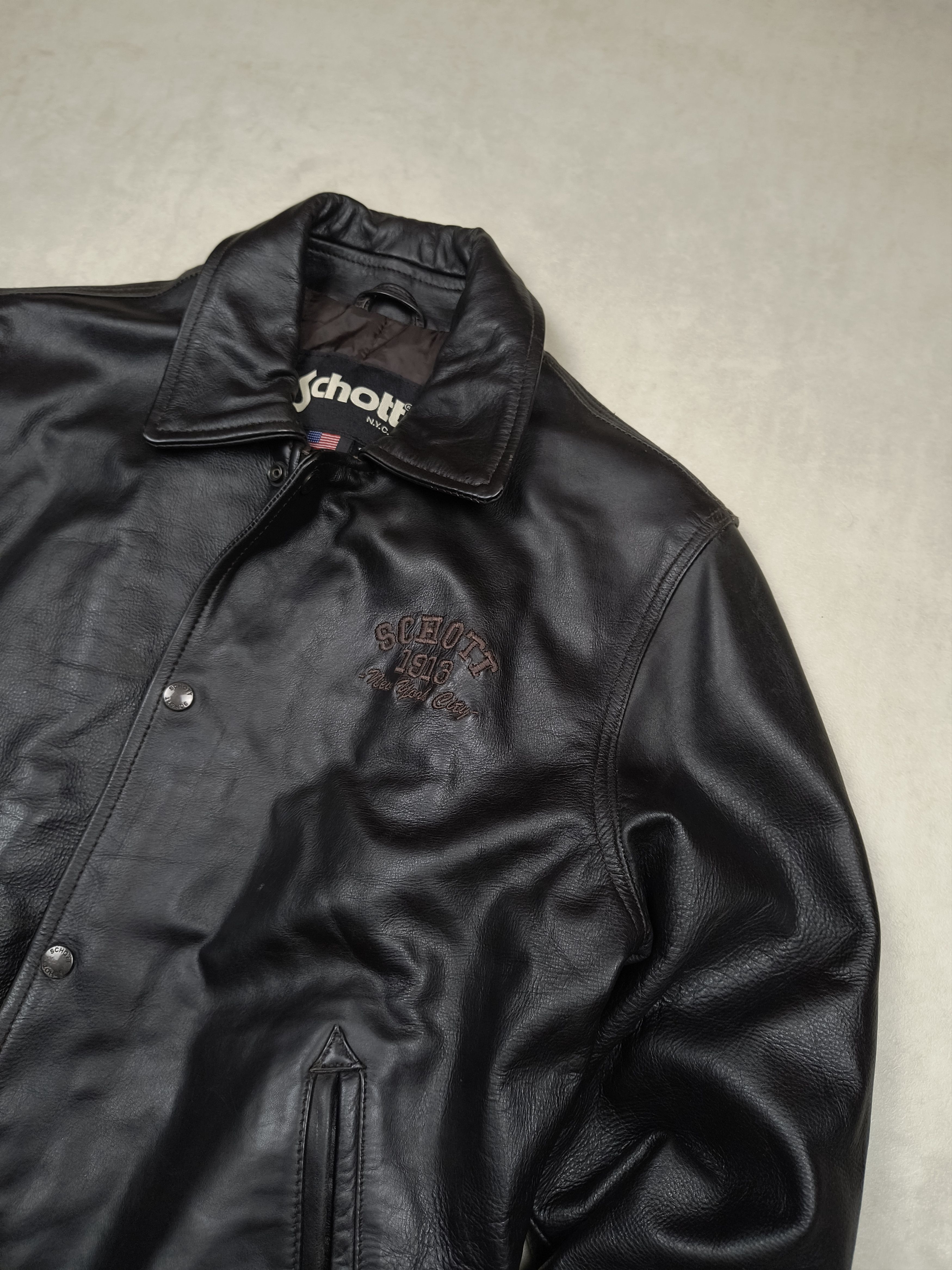 K*M様 SCHOTTO leather jacket bomber milit K*M様 SCHOTTO leather