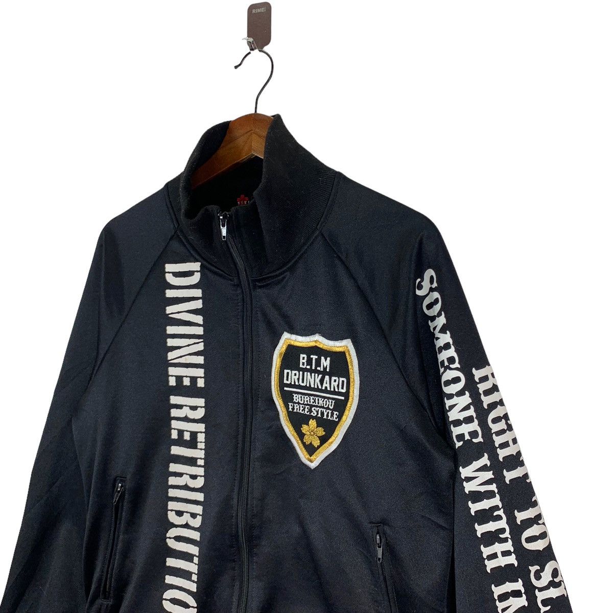 Designer × Vintage DRUNKARD DIVINE RETRIBUTION SWEATER Size US M / EU 48-50 / 2 - 4 Thumbnail