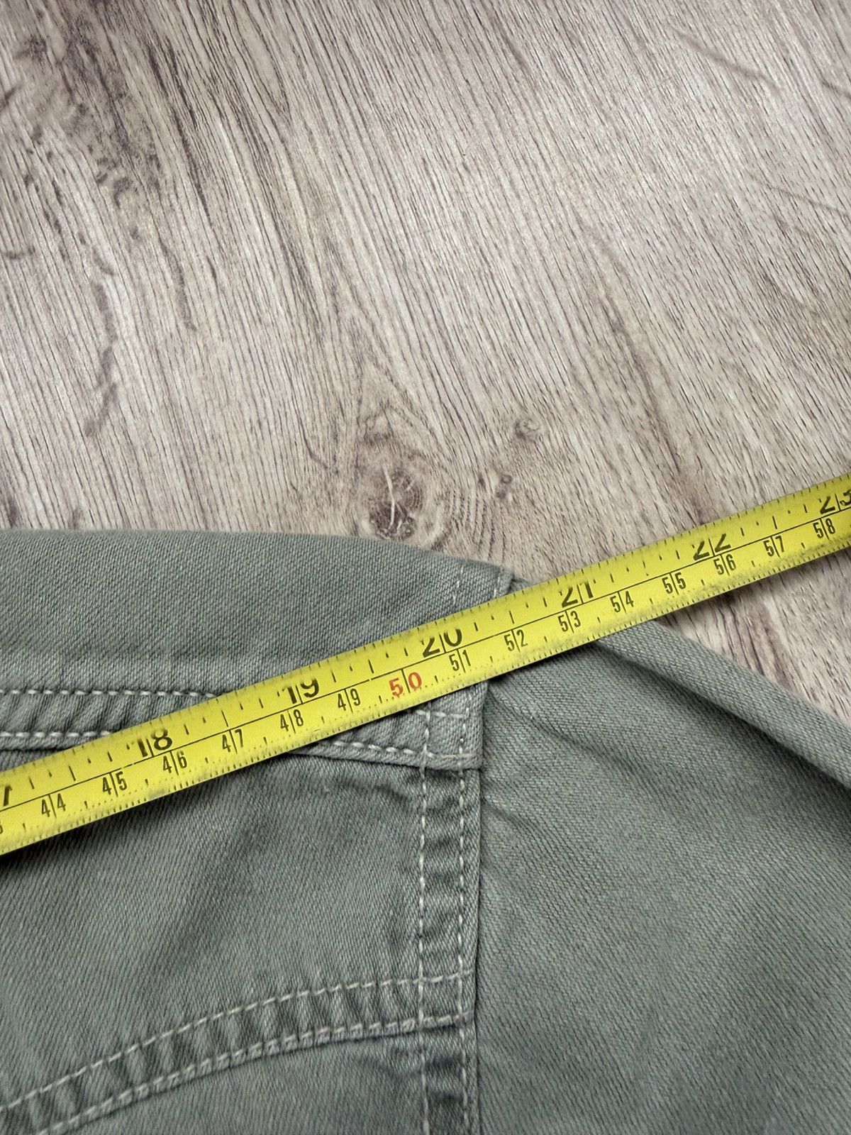 Levi's Vintage 90s Levi’s Western Shirt Green Khaki Red Tab Size M Size US M / EU 48-50 / 2 - 13 Thumbnail