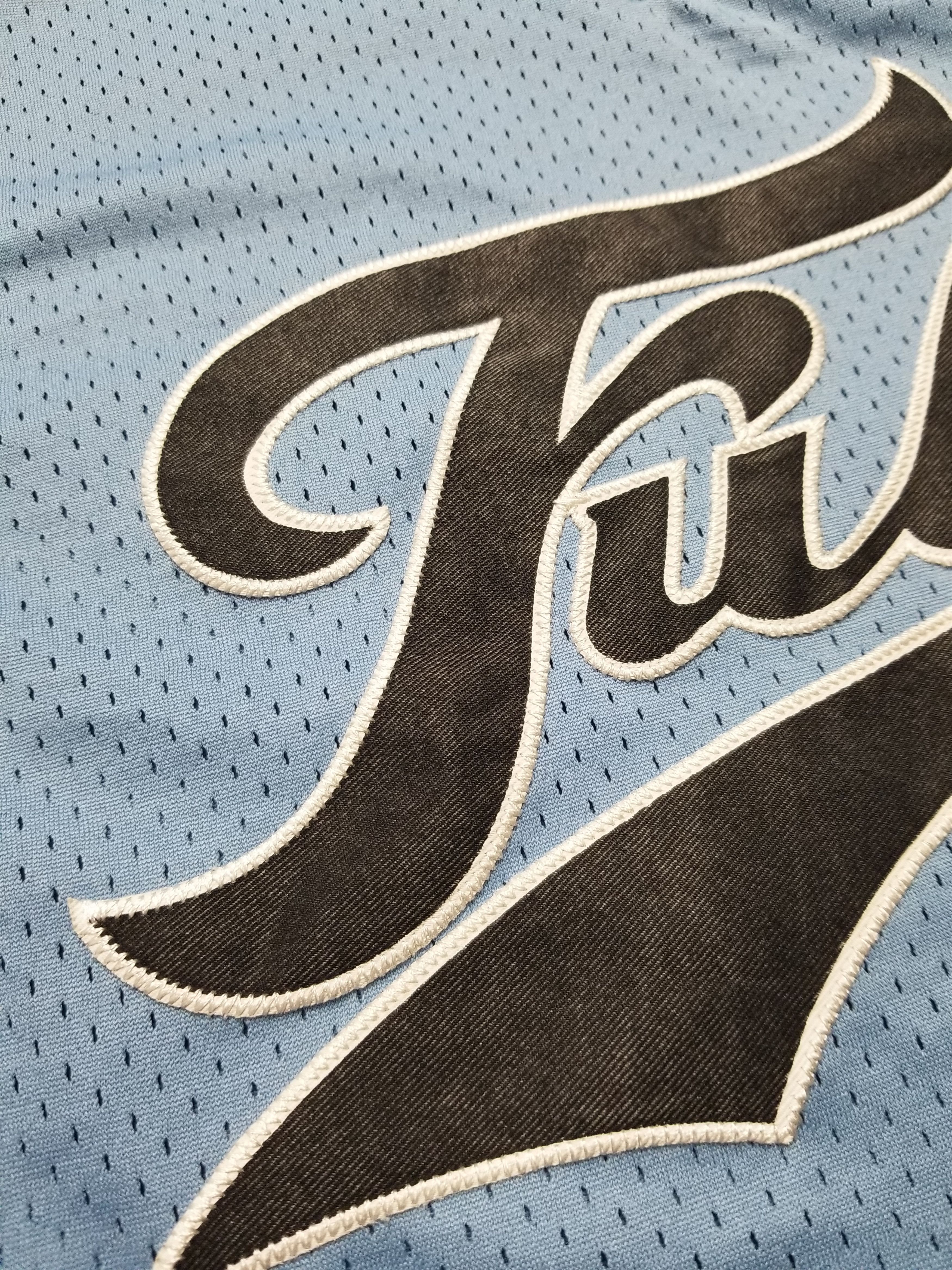 Fubu Fubu Jersey Blue 05 Champions Y2K Baggy Hip Hop Stripe Size US L / EU 52-54 / 3 - 3 Thumbnail