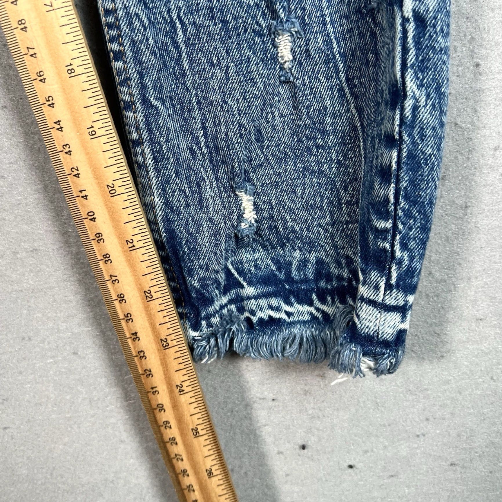 Abercrombie & Fitch VINTAGE Abercrombie & Fitch Mom Jeans Womens 00 Blue Medium Wash Slim Fit High Rise Denim 23 Inseam Size 24" / US 00 / IT 34 - 5 Thumbnail
