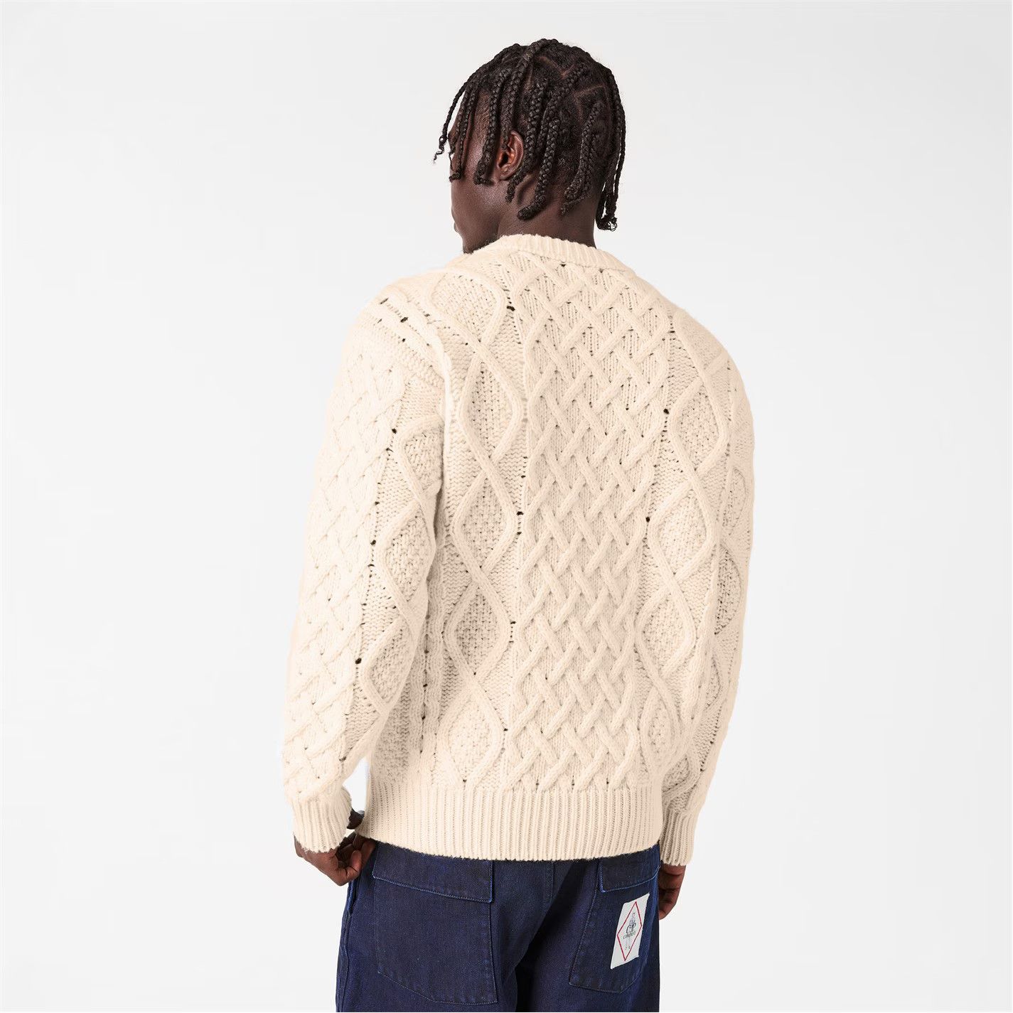 C.P. Company o1g2r1mq0426 Knitted Turtle Neck Jumper in Beige Size US M / EU 48-50 / 2 - 4 Thumbnail
