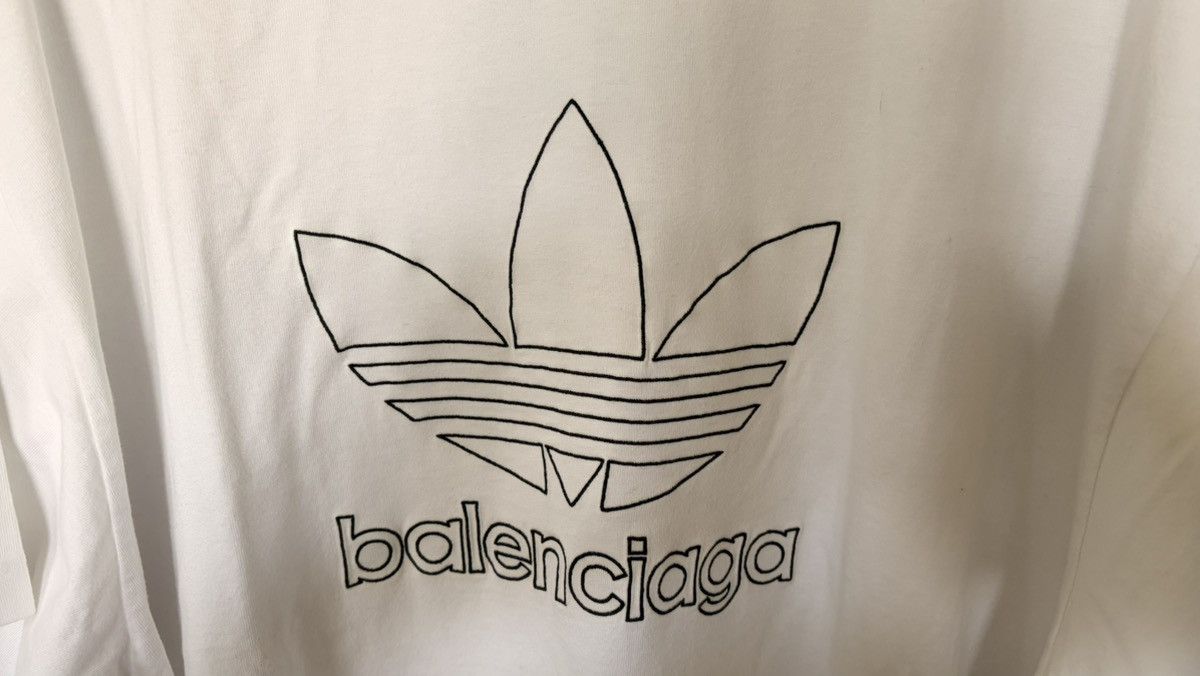 Adidas × Balenciaga Adidas x Balenciaga Oversize T-Shirt Sz.3 Size L / US 10 / IT 46 - 4 Thumbnail