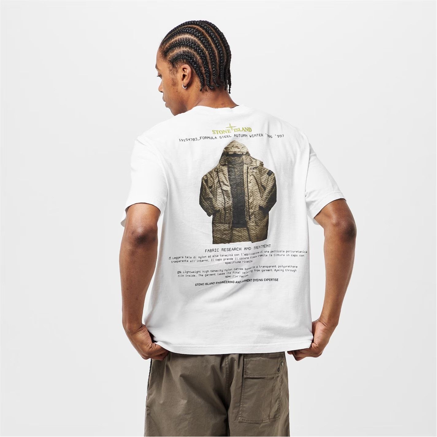 Stone Island o1g2r1mq0526 Oversized T-Shirt in White Size US S / EU 44-46 / 1 - 5 Thumbnail