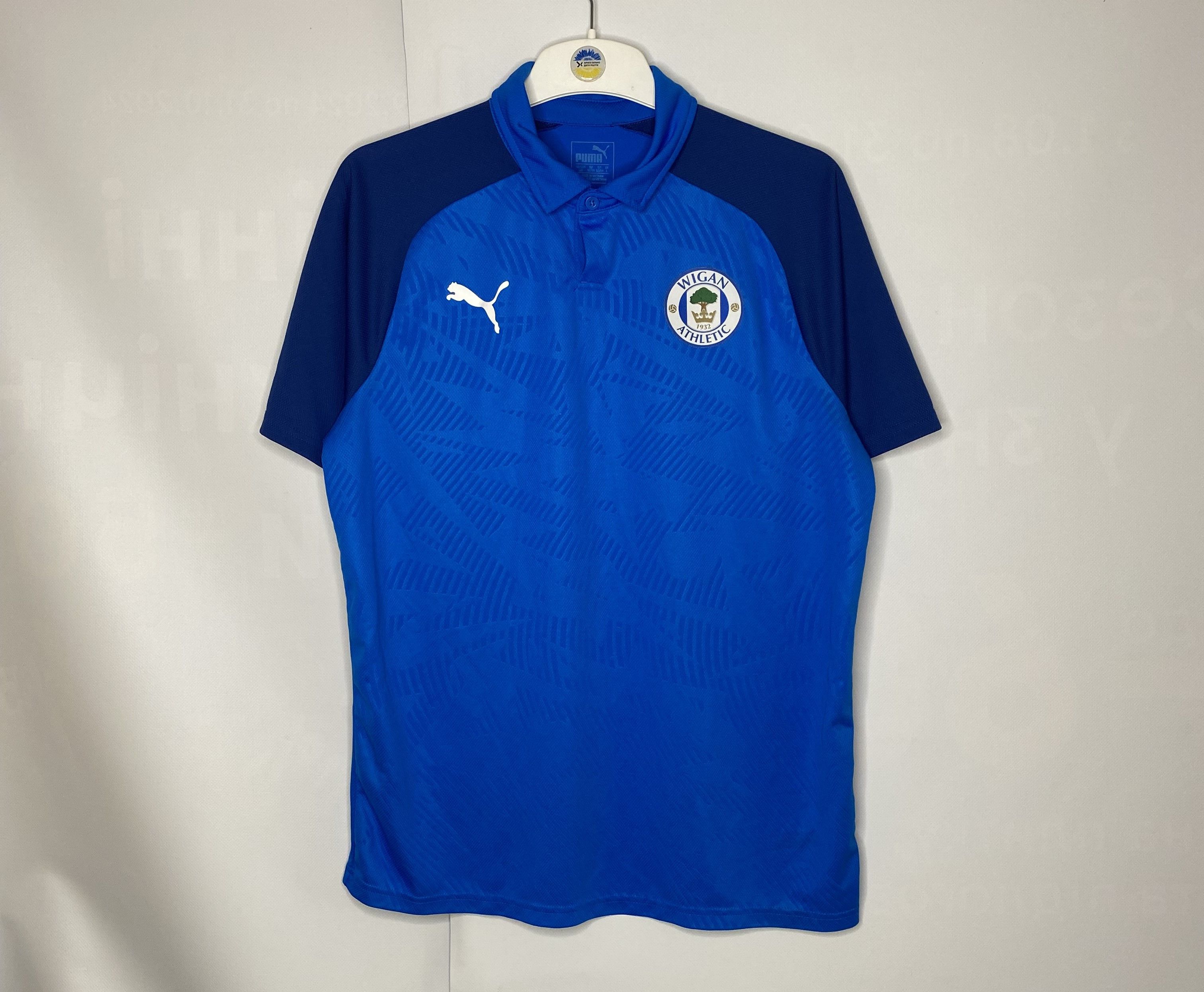 Puma × UEFA WIGAN ATHLETIC 2018-19 TRAINING FOOTBALL SHIRT SOCCER JERSEY Size US L / EU 52-54 / 3 - 1 Thumbnail