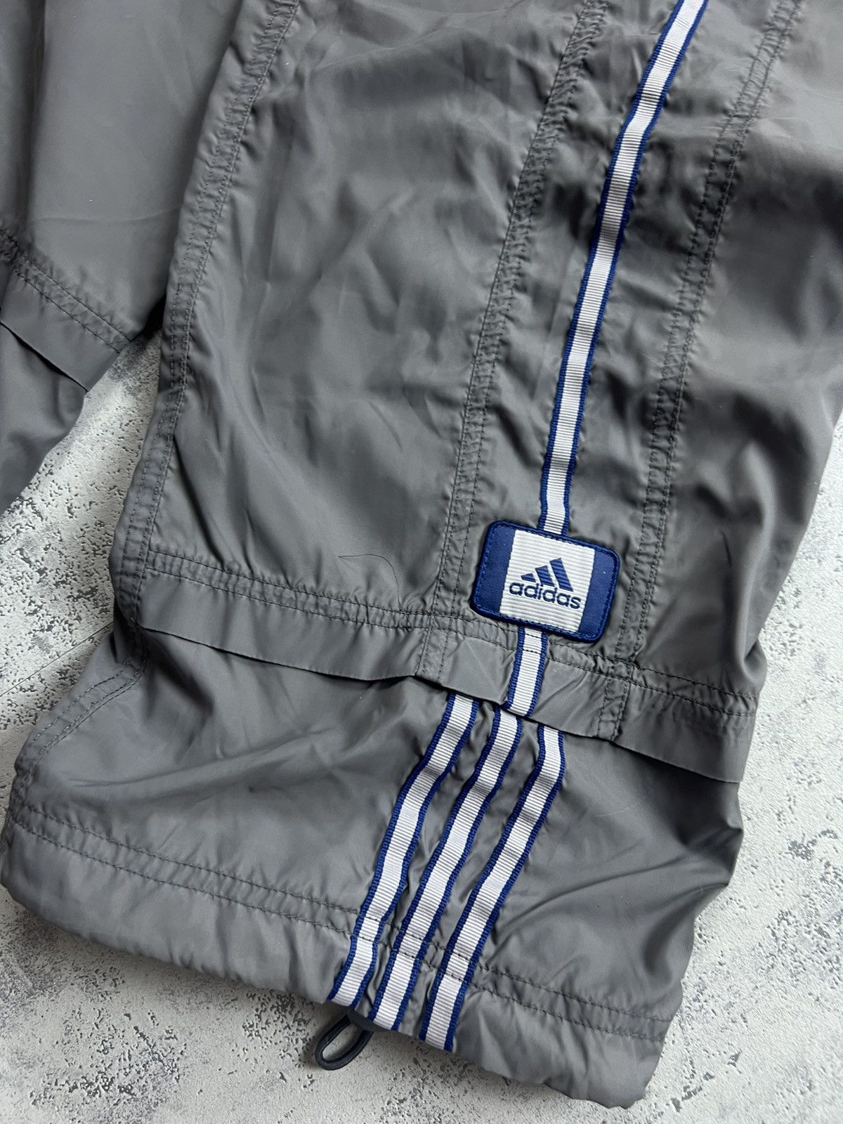 Adidas 90s Adidas Retro Logo Vintage Gorpcore Parachute Nylon Pants Size US 32 / EU 48 - 8 Thumbnail