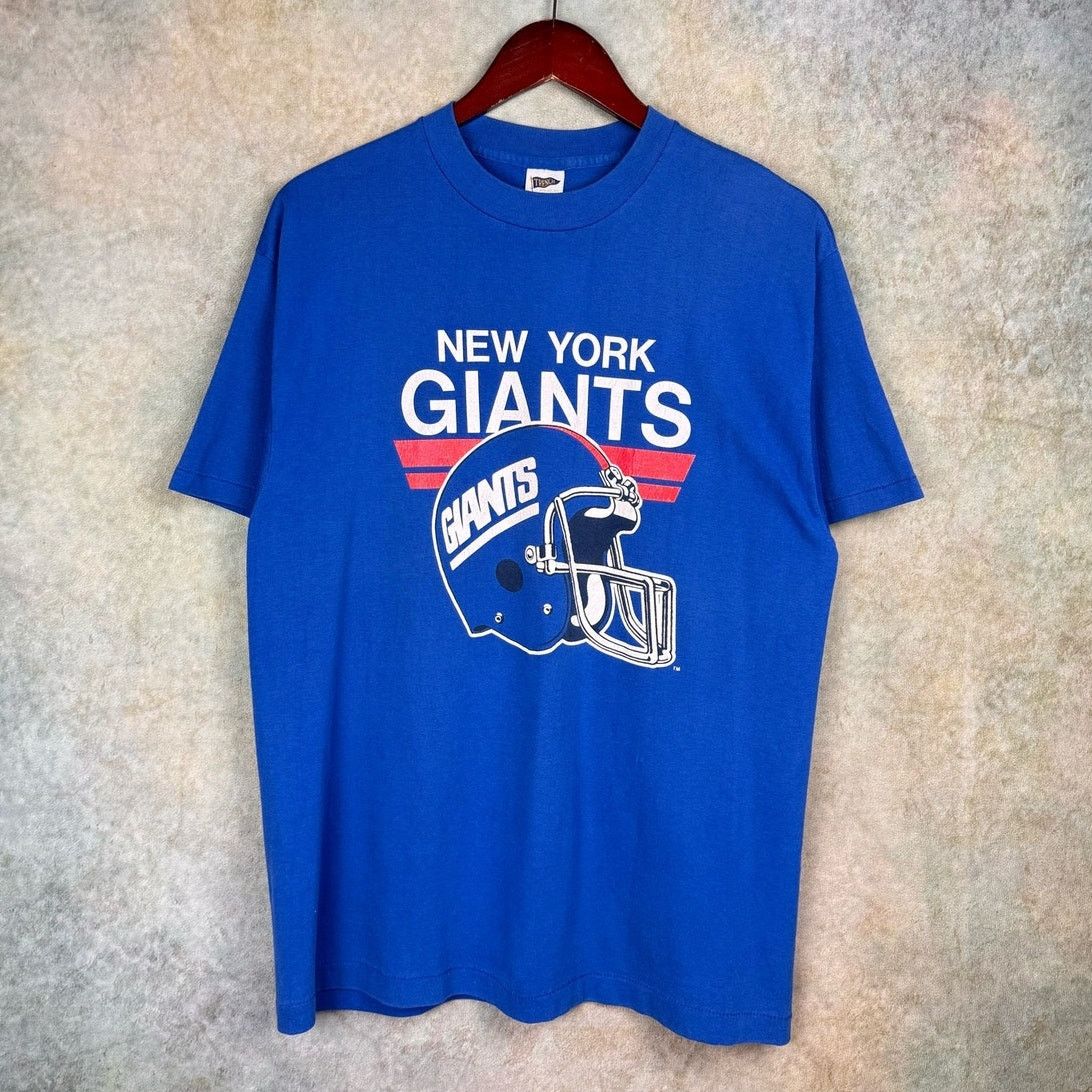 NFL × Vintage VTG 80s New York Giants T Shirt Sz XL NFL Football Size US XL / EU 56 / 4 - 1 Thumbnail