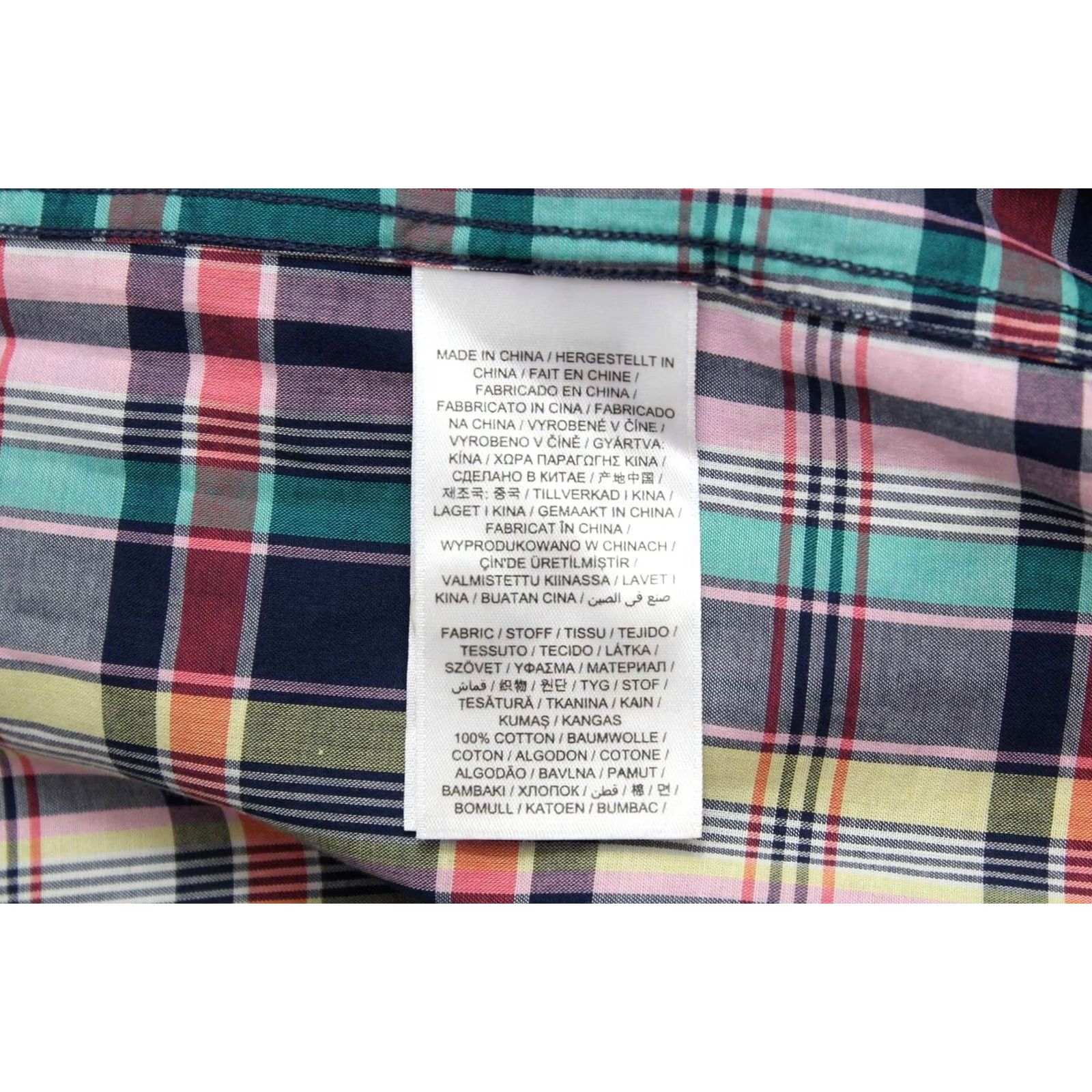 Gant GANT Shirt Men M Checked Short Sleeve Button-Up Regular Pattern Blue Size US M / EU 48-50 / 2 - 6 Thumbnail