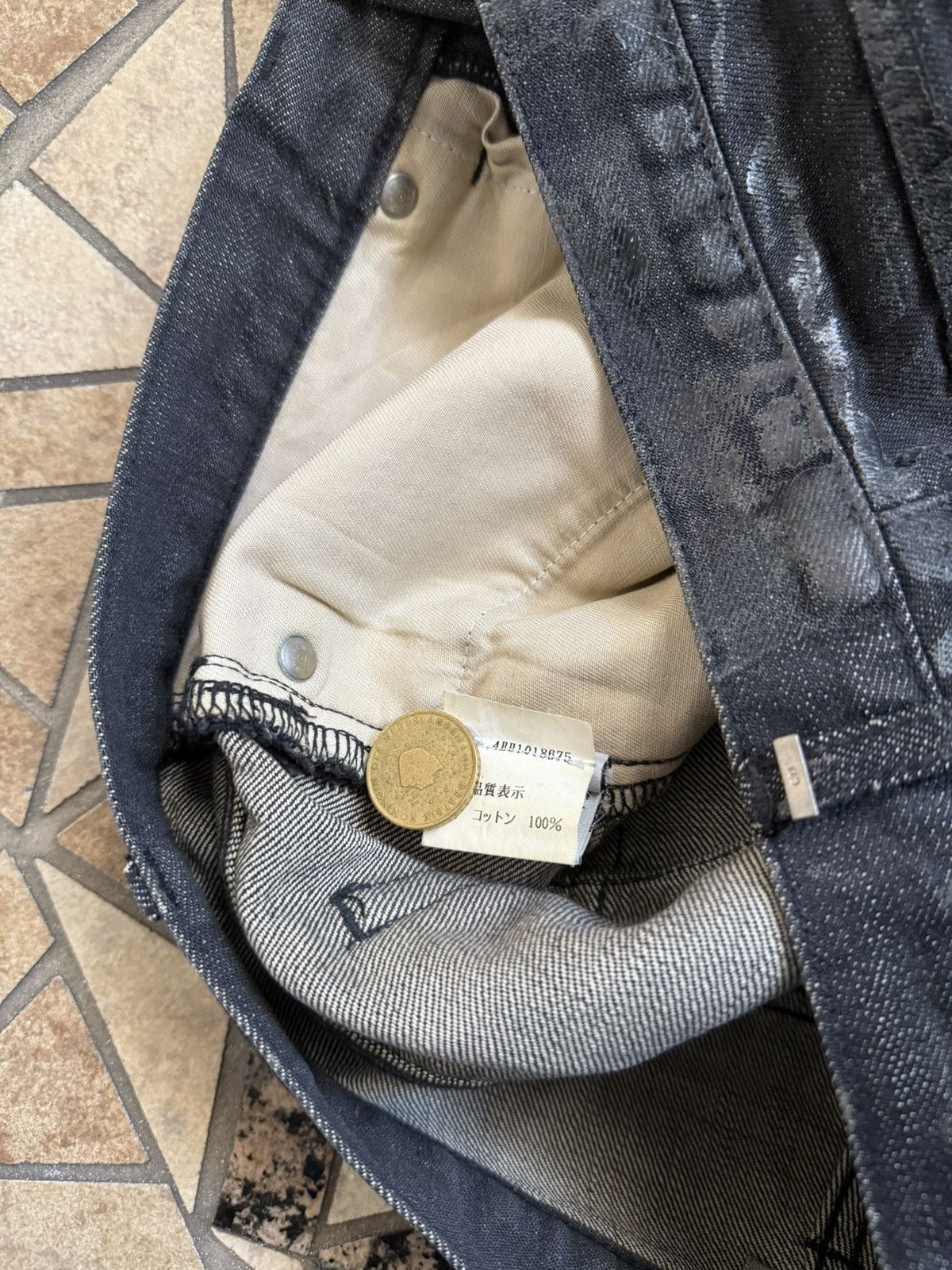 Dior × Hedi Slimane AW04 “VOTC” Luster Denim Size US 31 - 5 Thumbnail