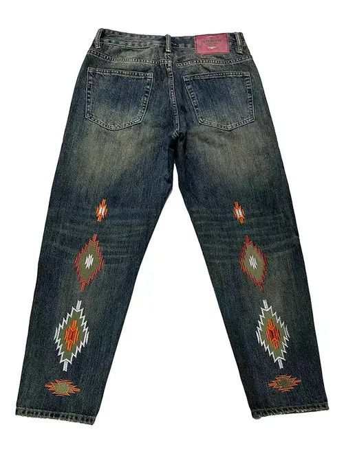 VIBE Vintage high street washed and faded casual jeans Size US 32 / EU 48 - 5 Thumbnail