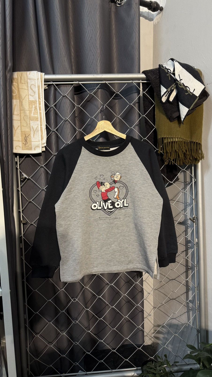 Gianni Valentino VINTAGE GIANNI VALENTINO X POPEYE OLIVE OYL CREWNECK Size US L / EU 52-54 / 3 - 1 Thumbnail