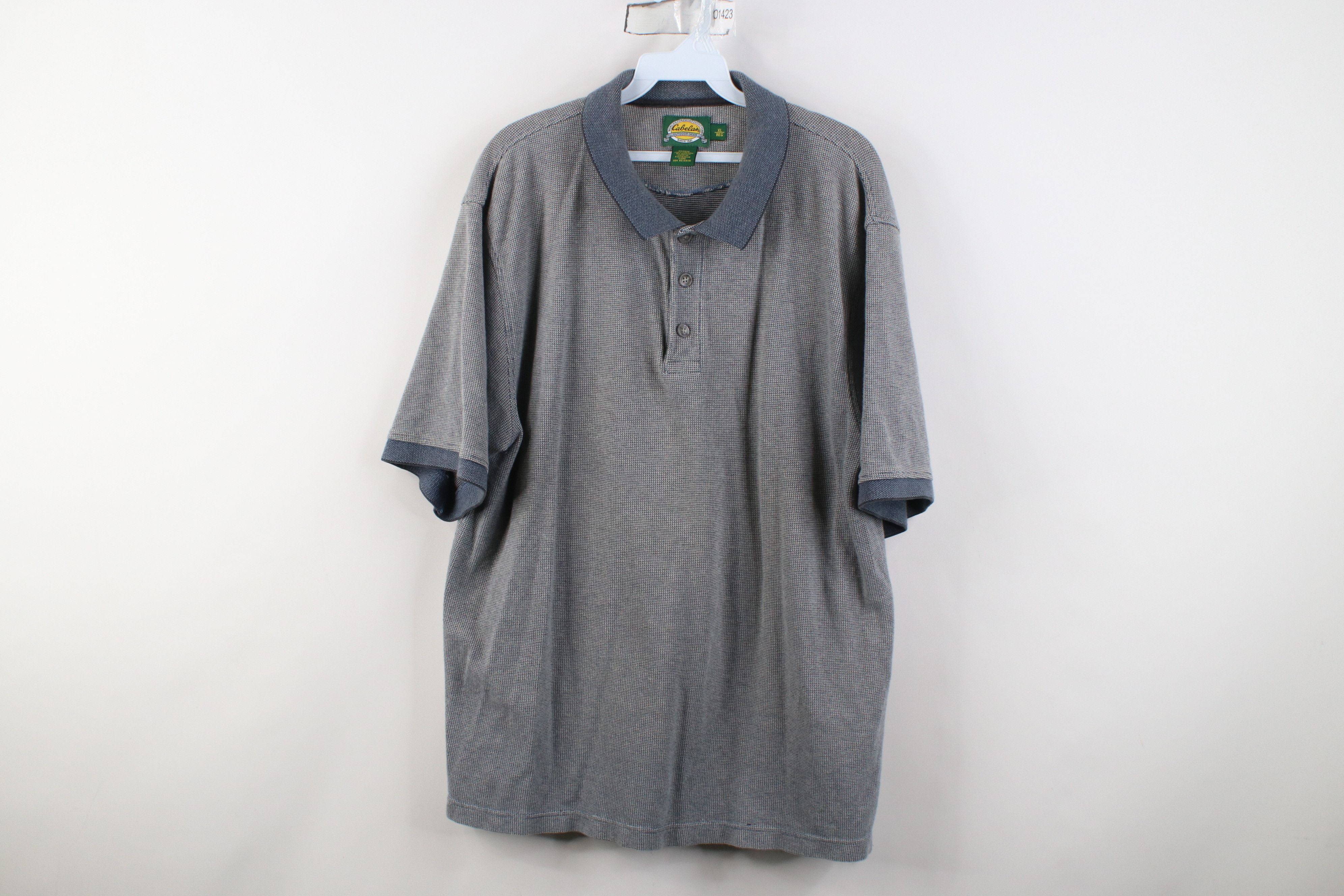 Cabelas Vintage 90s Y2K Cabelas Knit Collared Golf Polo Shirt Size US XL / EU 56 / 4 - 1 Thumbnail