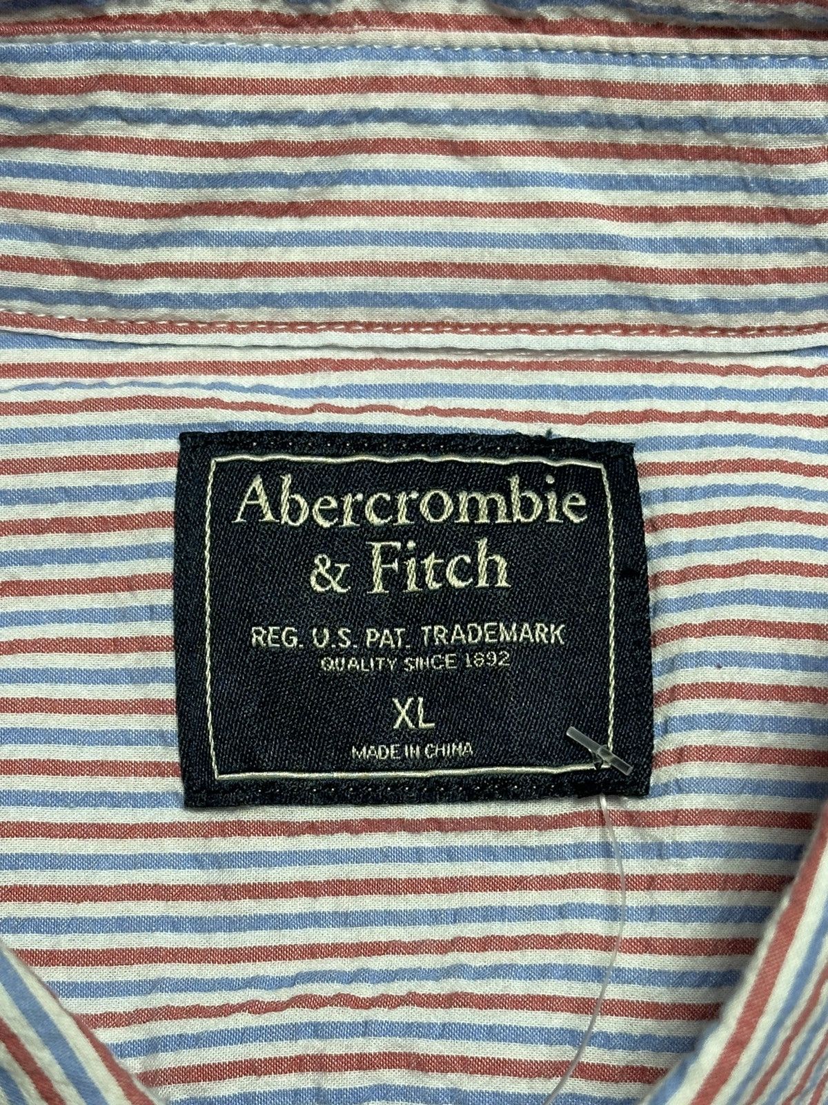 Abercrombie & Fitch Abercrombie & Fitch Striped Button Up Shirt Size US XL / EU 56 / 4 - 10 Thumbnail