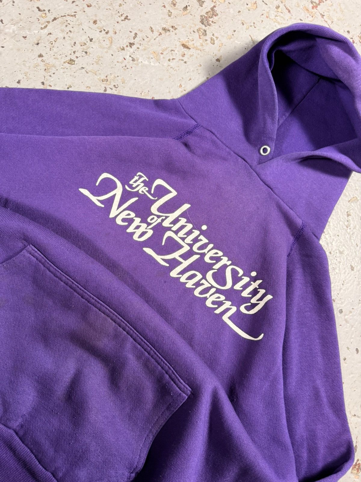 Tultex Vintage Tultex University Of New Haven Hoodie Sweater Size US S / EU 44-46 / 1 - 2 Thumbnail