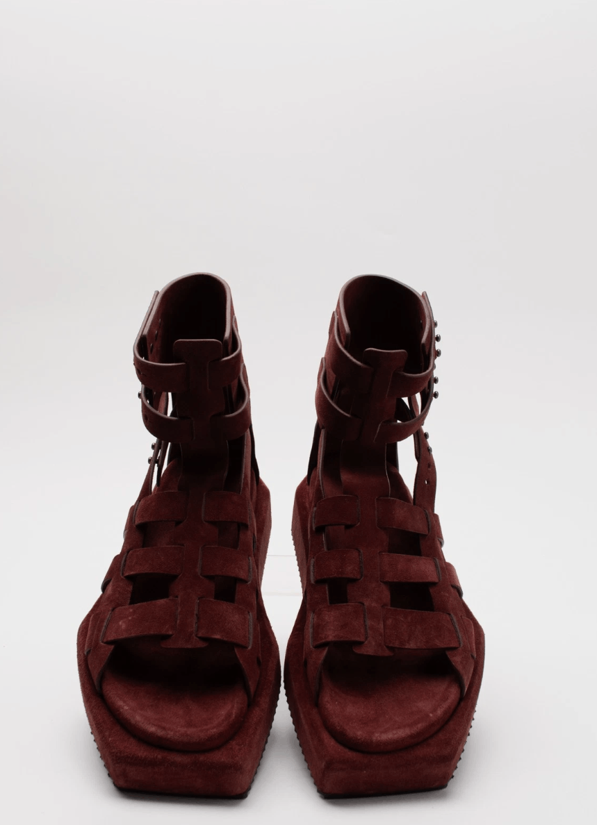 RICK OWENS Spartan Cyclops Leather Sandals Footwear