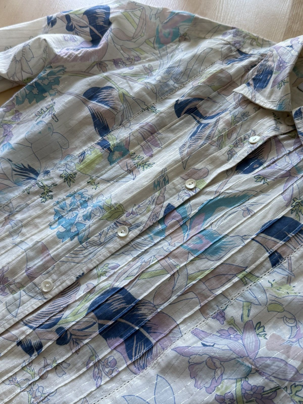 Paul & Joe Paul & Joe paris archive floral ls shirt vintage Size M / US 6-8 / IT 42-44 - 6 Thumbnail