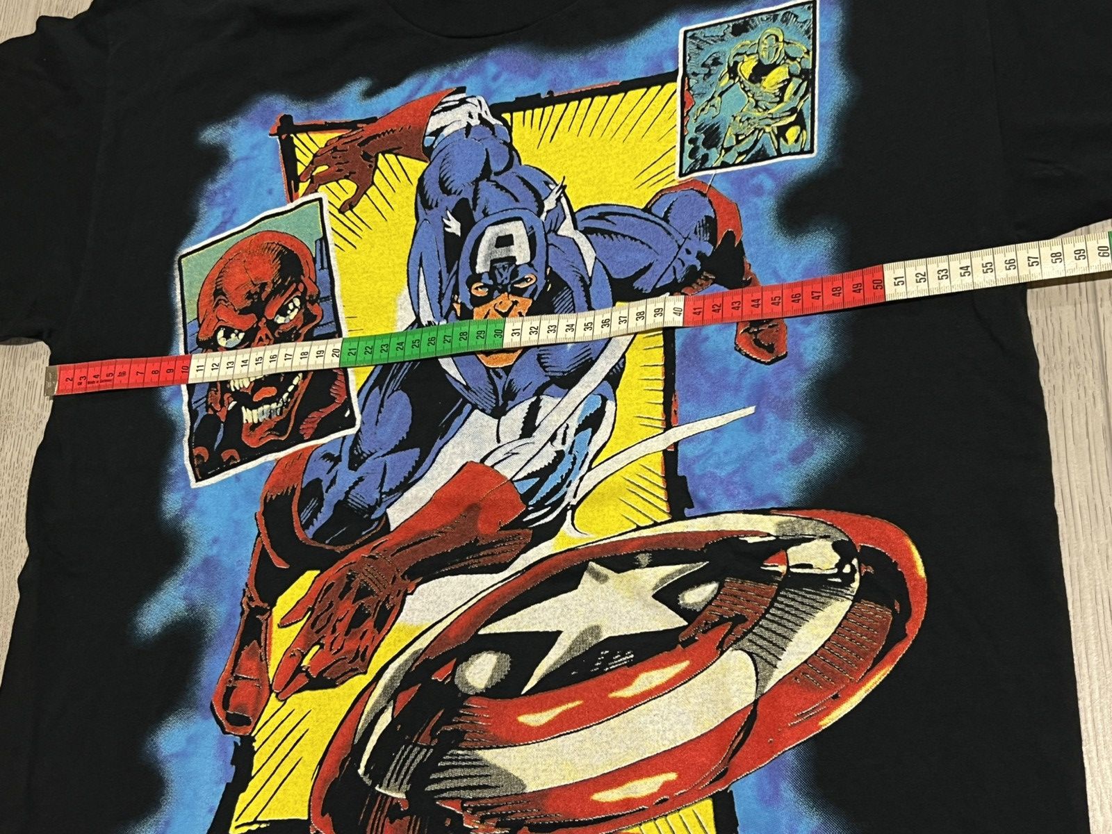 Vintage Captain America Marvel Comics 1997 Vintage T Shirt tg XL Size US XL / EU 56 / 4 - 8 Thumbnail
