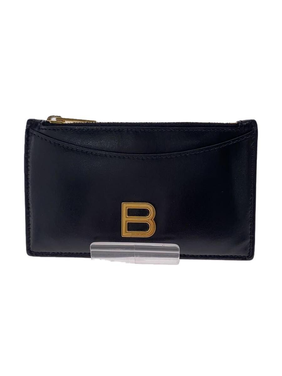 Balenciaga Balenciaga Leather Card Case Black Size ONE SIZE - 1 Thumbnail