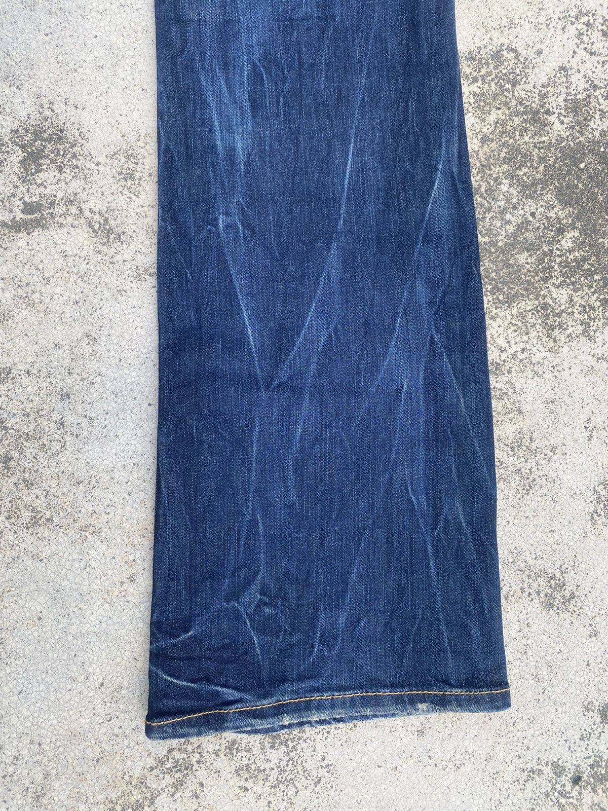 If Six Was Nine × Le Grande Bleu (L.G.B.) Flare Jeans Red Papper Clawmark Studded Cross Bootcut Size US 30 / EU 46 - 17 Thumbnail