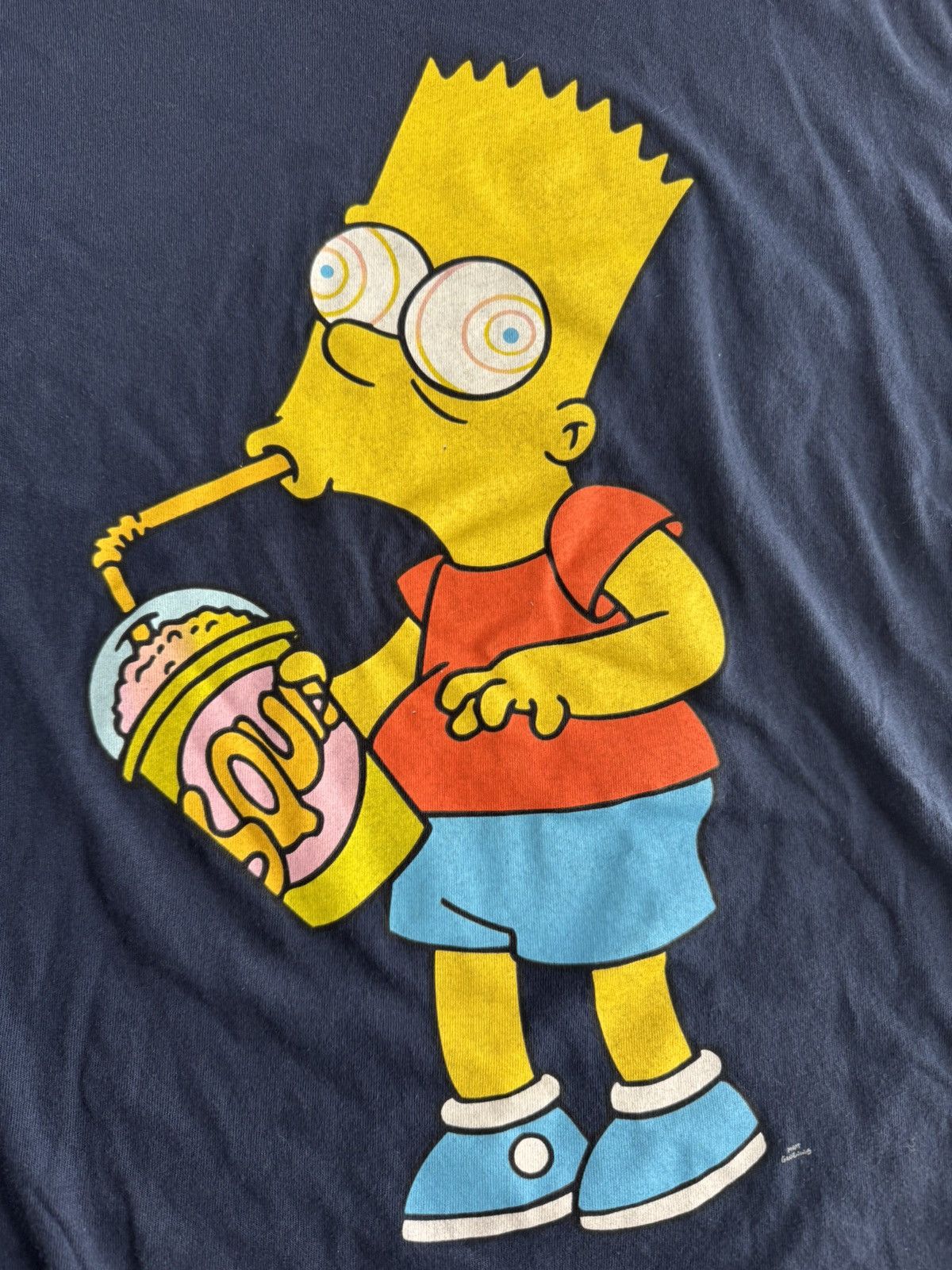 The Simpsons vintage bart simpson squish icee stoner oversized thrashed t Size US XL / EU 56 / 4 - 6 Thumbnail