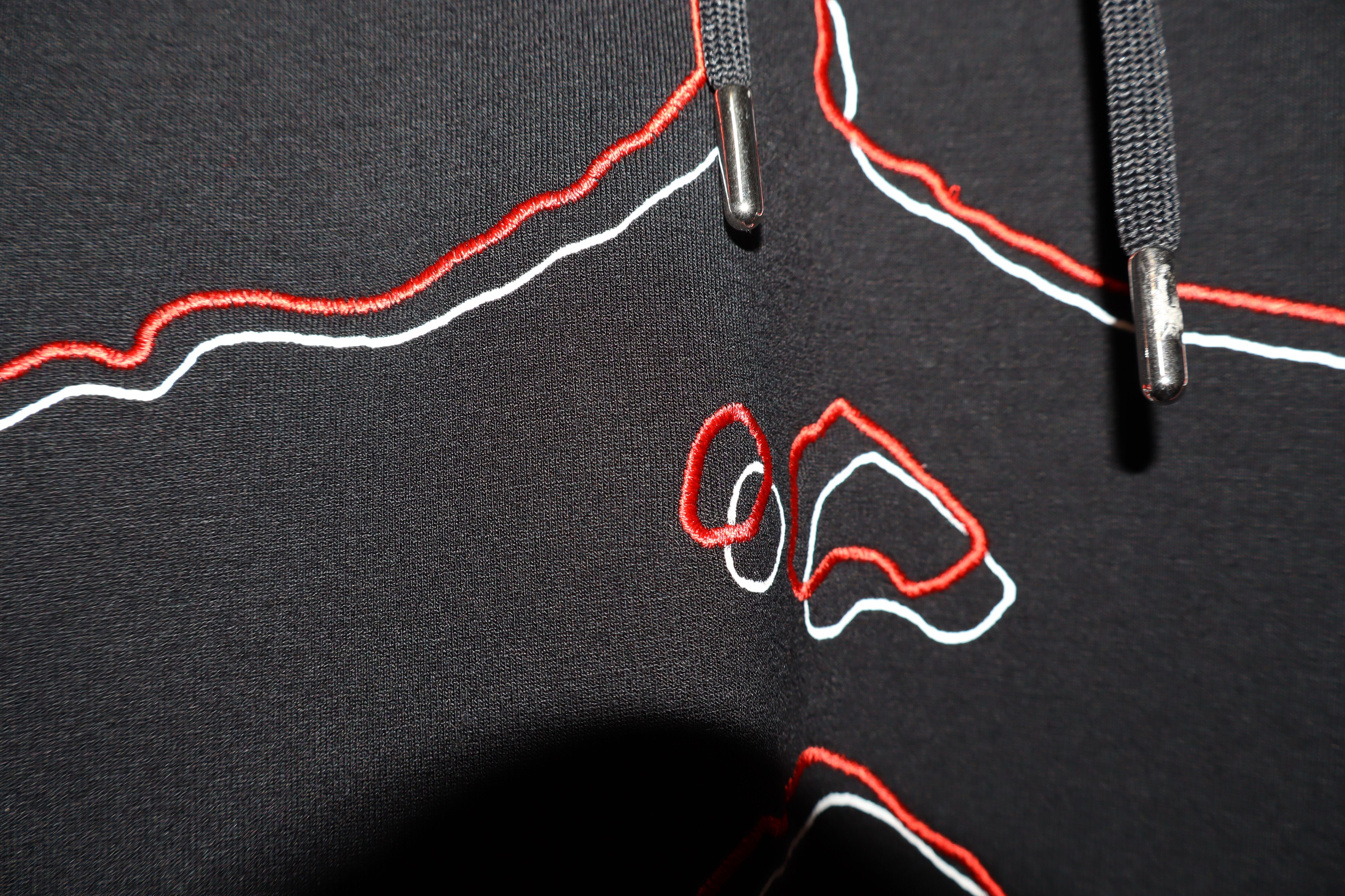 Neil Barrett Siousxie embroidered hoodie Size US S / EU 44-46 / 1 - 3 Thumbnail