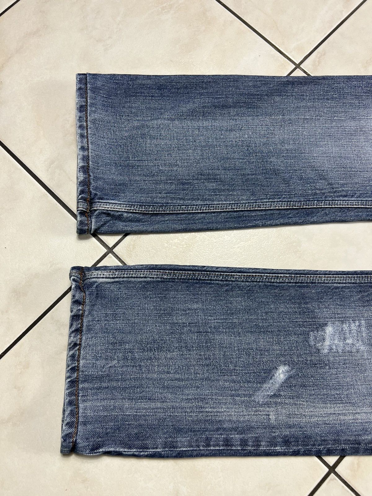 Diesel Vintage 90s Diesel y2k distressed jeans thrashed pants denim Size US 29 - 7 Thumbnail
