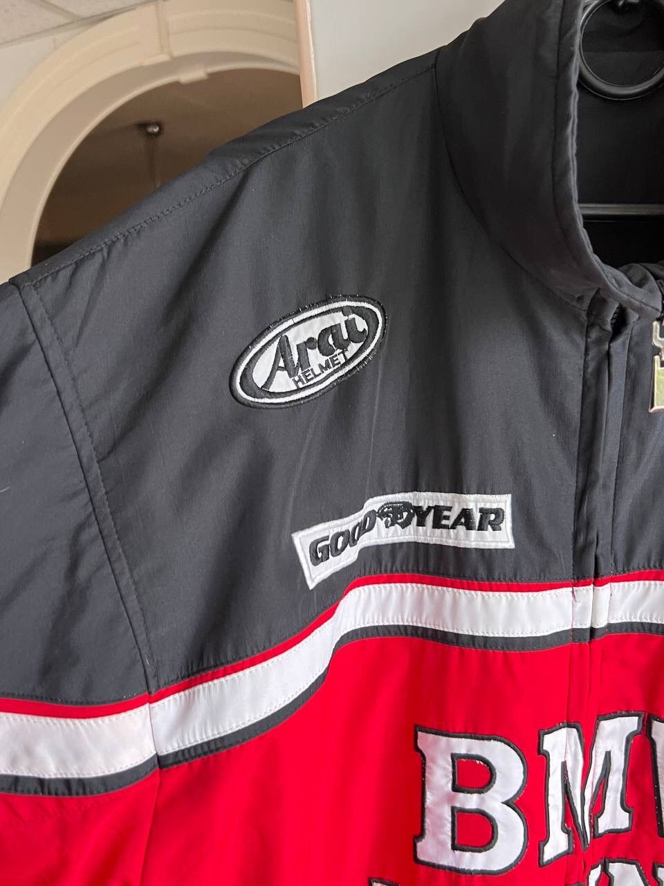 Vintage Vintage 90s BMW Racing Team Jacket Size XL Two side Size US XL / EU 56 / 4 - 3 Thumbnail