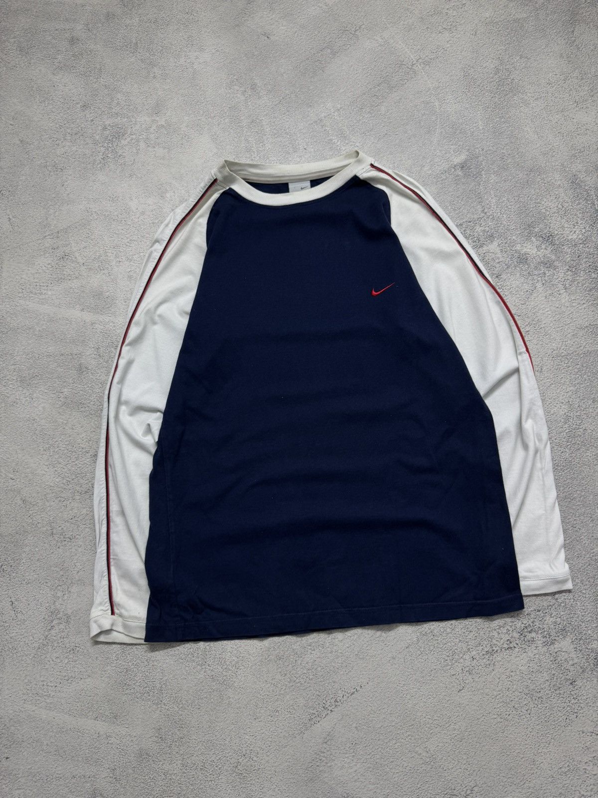 Nike Vintage Y2k Nike Swoosh Long Sleeve 00’s Size US M / EU 48-50 / 2 - 2 Thumbnail