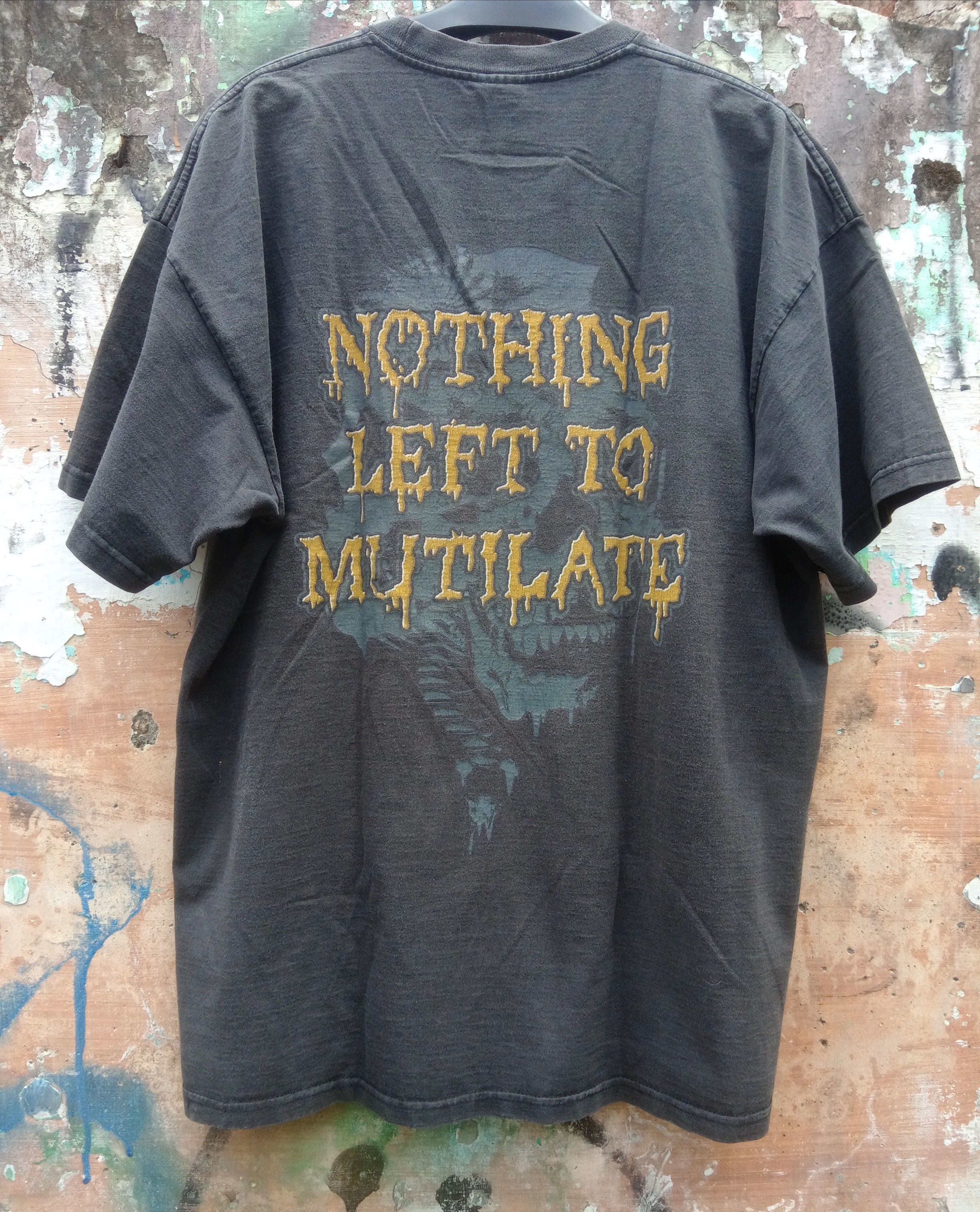 Band Tees × Vintage CANNIBAL CORPSE nothing left to mutilate Size US XL / EU 56 / 4 - 3 Thumbnail