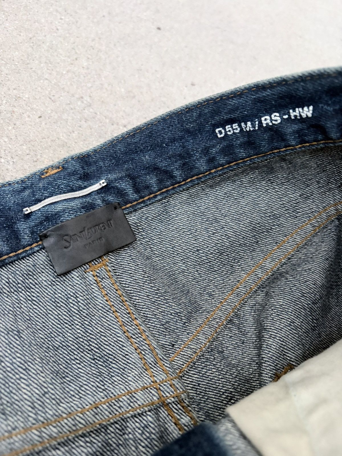 Saint Laurent Paris mid rise japanese denim Size US 30 / EU 46 - 4 Thumbnail