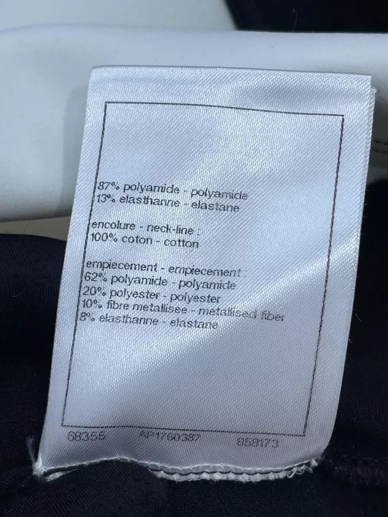 Chanel Chanel Black and White Logo Short Sleeve TShirt -2505 Size US S / EU 44-46 / 1 - 8 Thumbnail