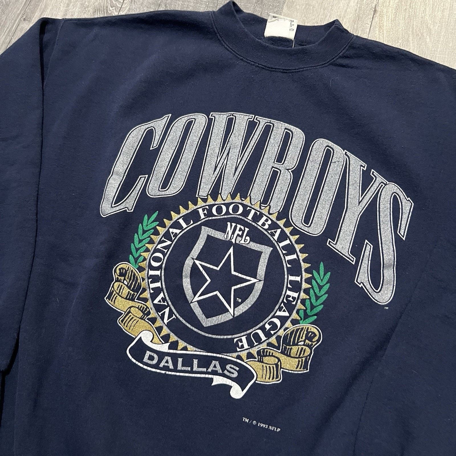 Nutmeg VTG Dallas Cowboys Nutmeg 1993 NFL Crewneck Sweatshirt Size US L / EU 52-54 / 3 - 3 Thumbnail