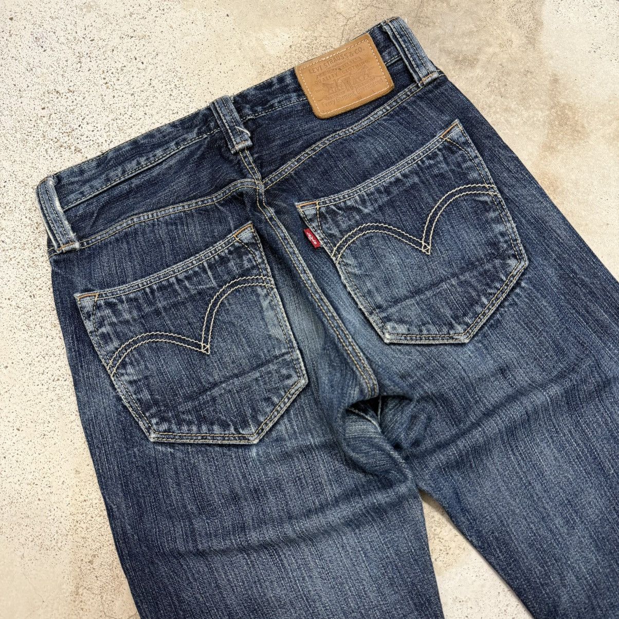 Levi's Levis 505 Selvedge Slim Straight Distressed Denim Pants Size US 28 / EU 44 - 14 Thumbnail