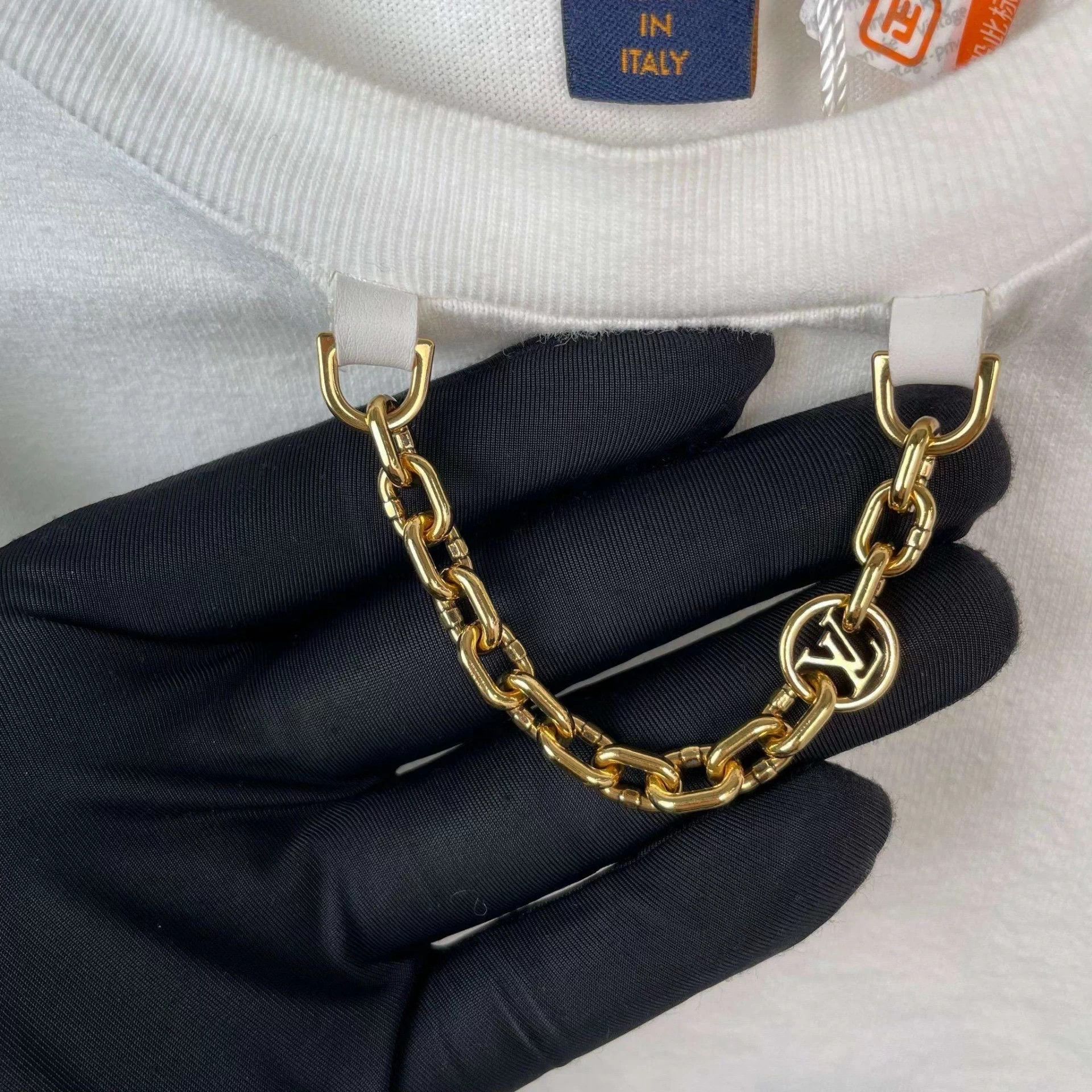 Louis Vuitton LV White Short Sleeve S Size S / US 4 / IT 40 - 3 Thumbnail
