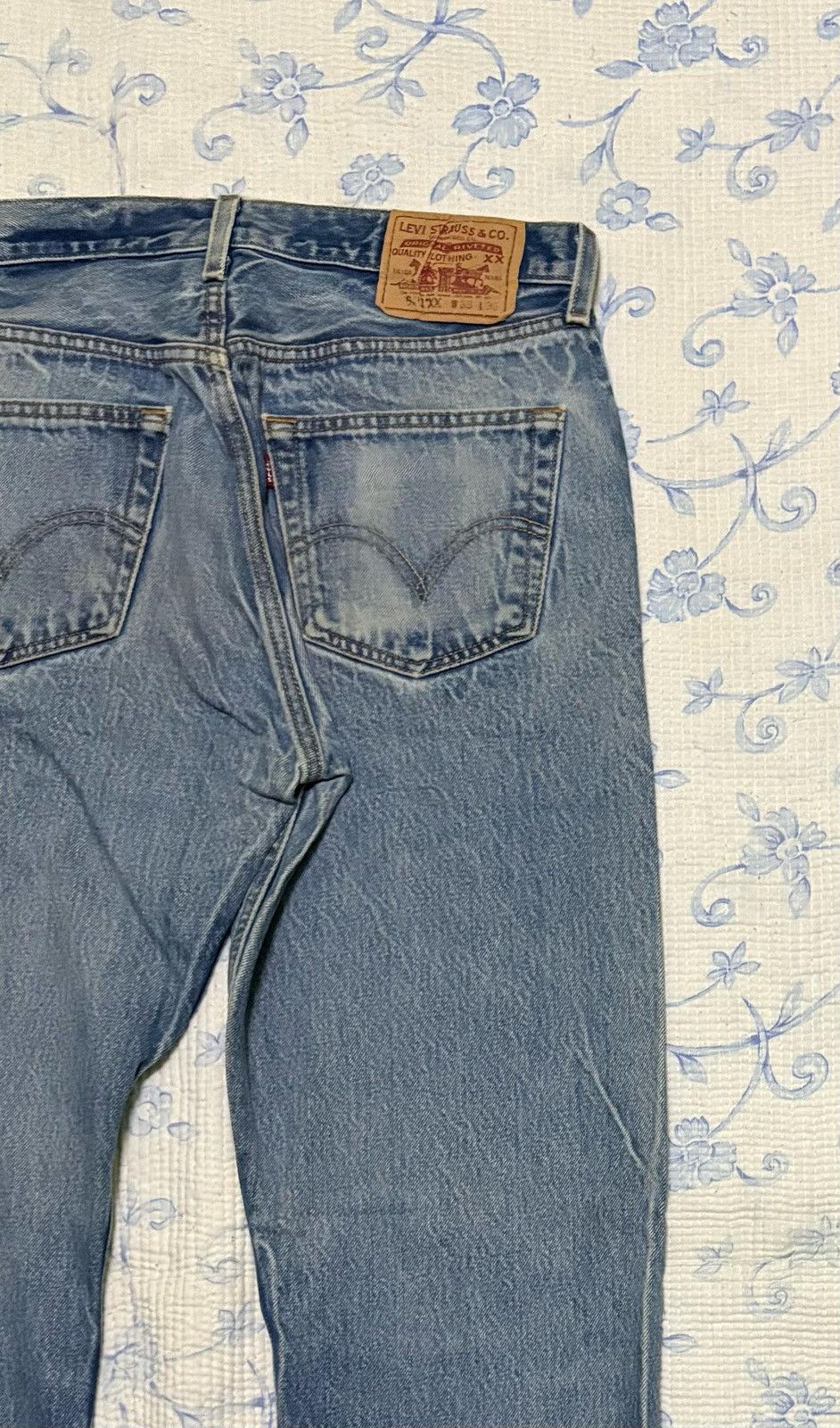 Levi's × Levi's Vintage Clothing Levis 501 Distressed Denim Pant Size US 32 / EU 48 - 12 Thumbnail