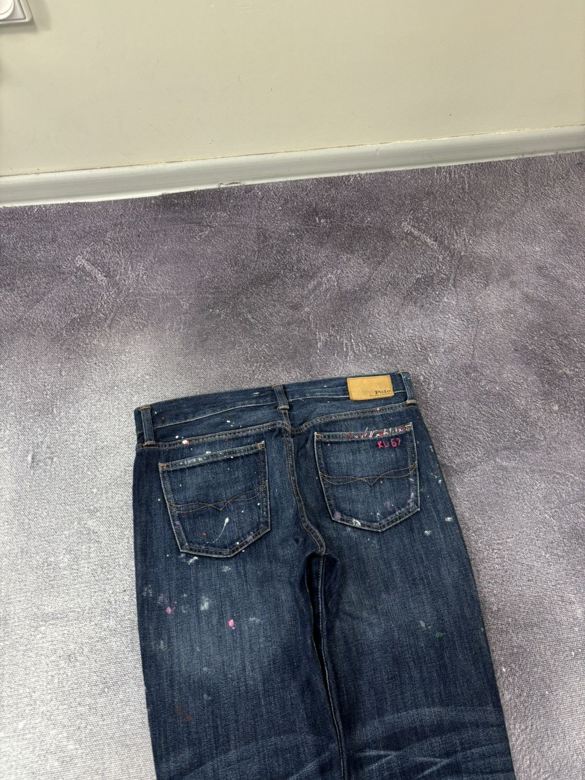 Polo Ralph Lauren Polo Ralph Lauren Astor Slim Boyfriend Painted Denim Jeans Size US 28 / EU 44 - 15 Thumbnail