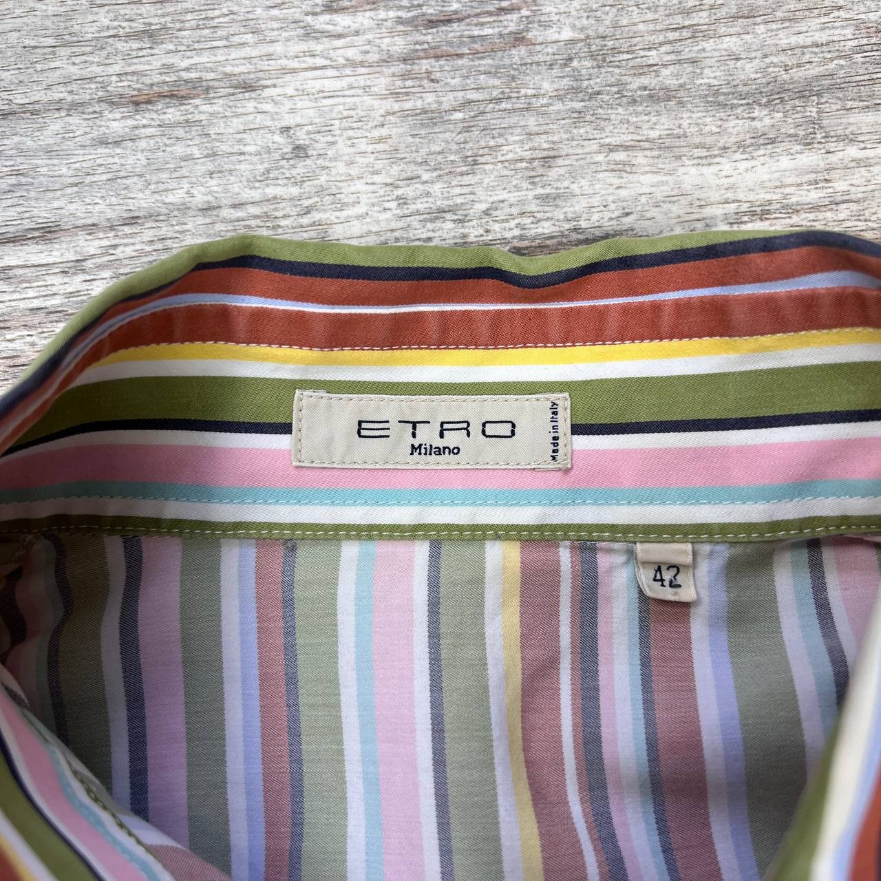 Etro ETRO MILANO Multicolor Stripe Long Sleeve Blouse Shirt Size M / US 6-8 / IT 42-44 - 10 Thumbnail