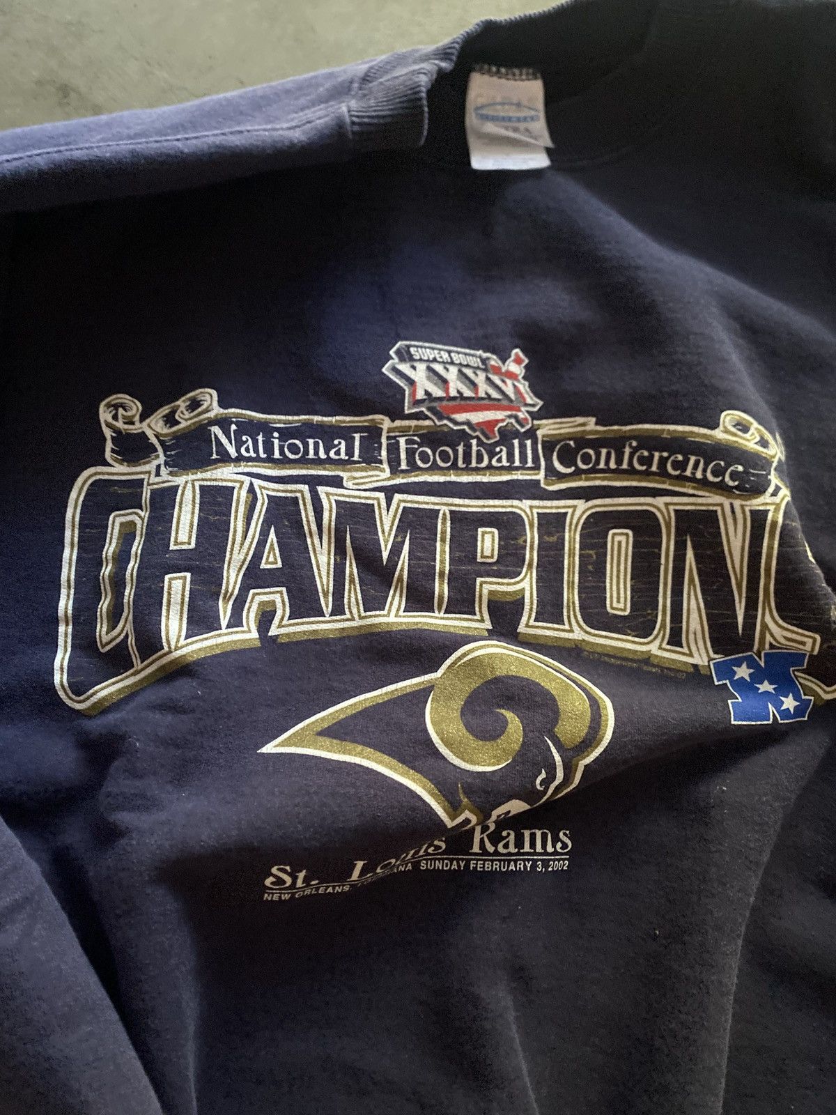 Vintage Vintage St. Louis Rams NFC Champs Crewneck Size US L / EU 52-54 / 3 - 5 Thumbnail