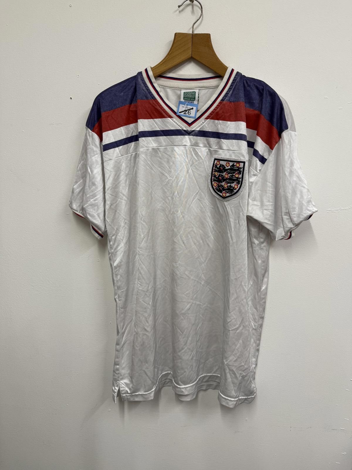 Other Official Retro England Soccer Jersey Size ONE SIZE - 1 Thumbnail
