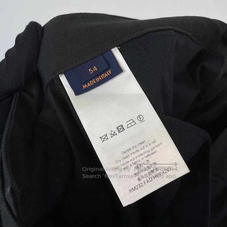 Louis Vuitton Louis Vuitton size US 54 Black overalls pants Size US 38 / EU 54 - 7 Thumbnail