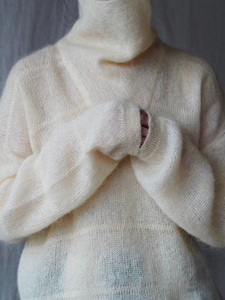 Other Issey Miyake Cream-colored knitted top Size M / US 6-8 / IT 42-44 - 1 Thumbnail