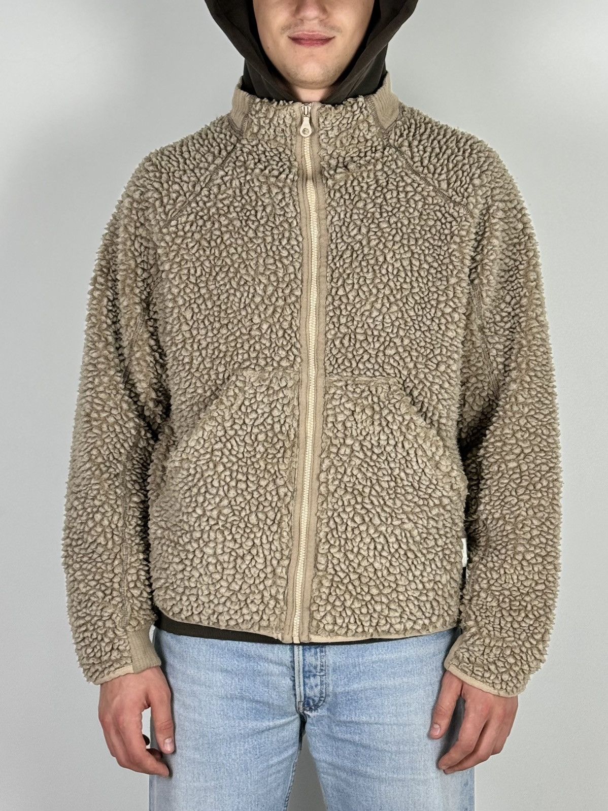 Vintage 1990’s Vintage Komodo London Boxy Deep Pile Sherpa Fleece Size US L / EU 52-54 / 3 - 3 Thumbnail