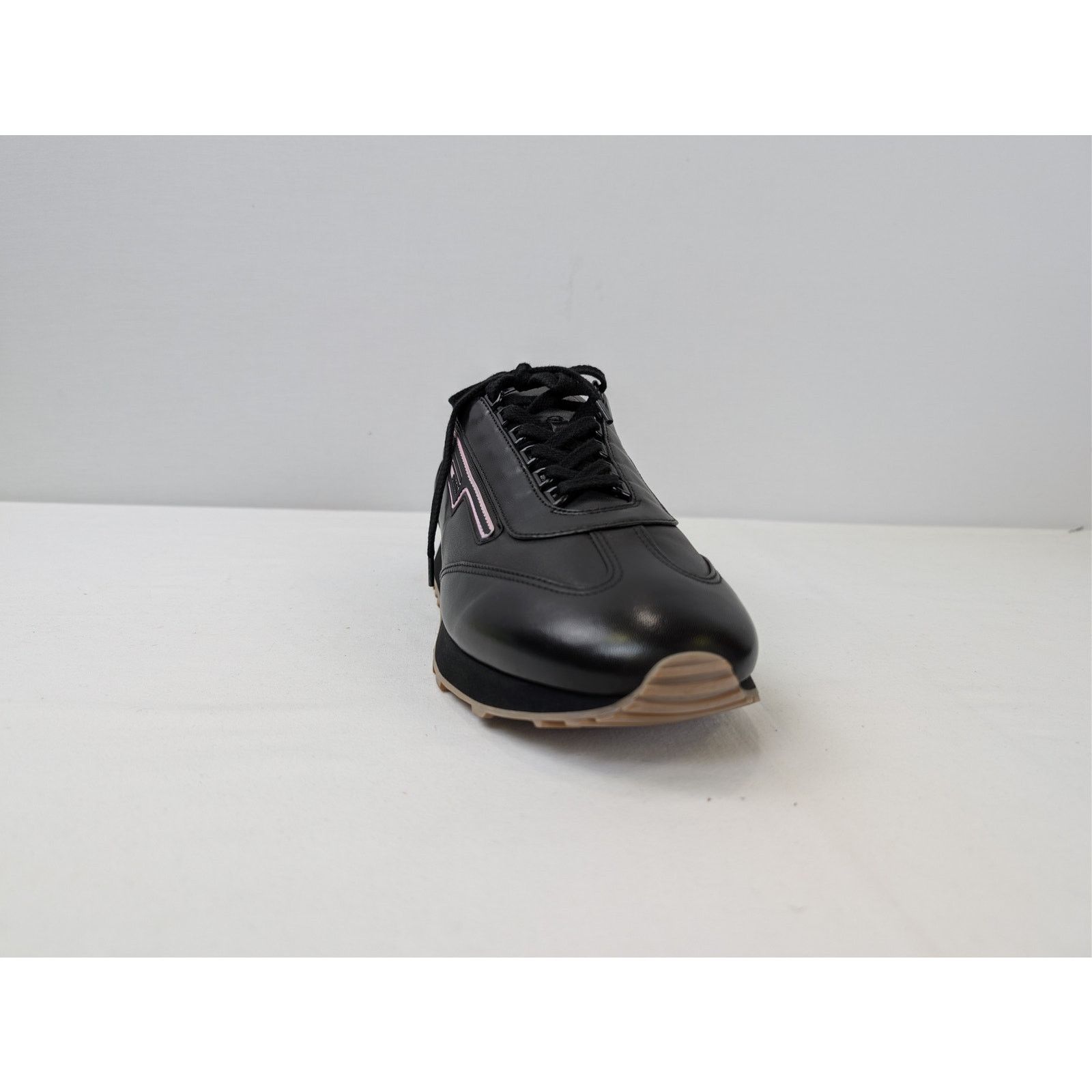 Prada o1rshd1 Leather Sneakers in Black Size US 10.5 / EU 43-44 - 2 Thumbnail