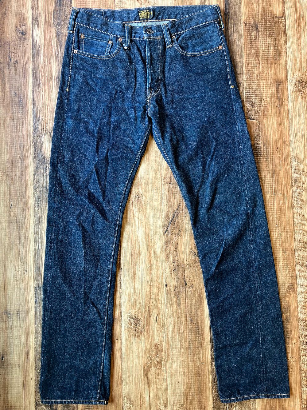 Japanese Brand COOTIE PRODUCTIONS W32 x L 31 Tapered Selvedge Jeans Size US 32 / EU 48 - 4 Thumbnail