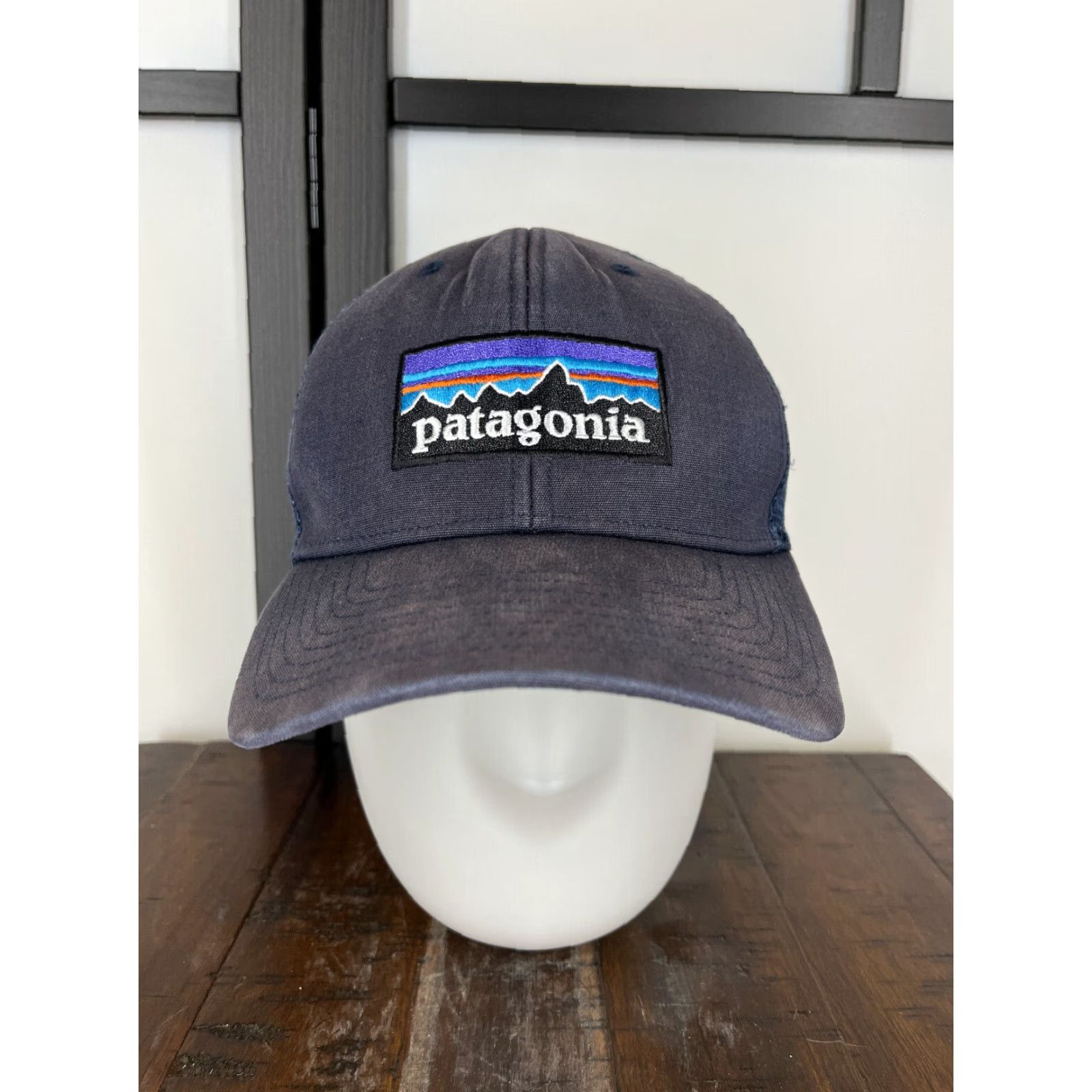 Patagonia Patagonia Hat Cap Snap Back Adult One Size Blue Fitz Roy Embroider Trucker Duck Hat/Cap Size ONE SIZE - 2 Thumbnail